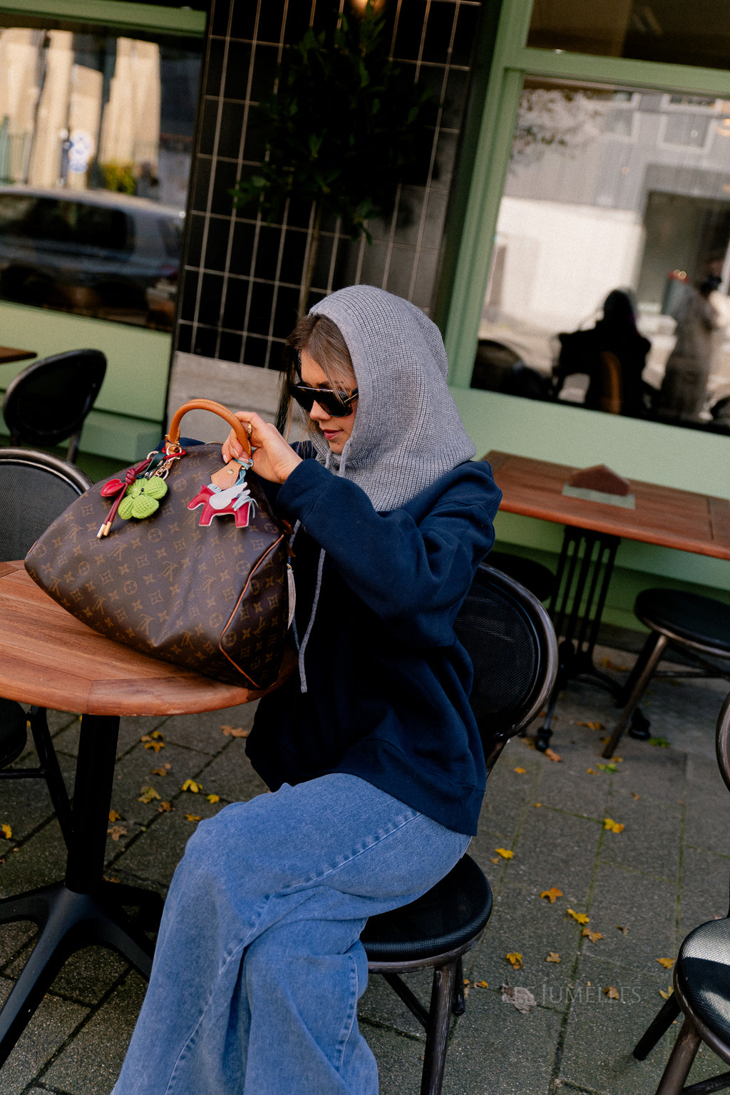 Celeste-Balaclava grau