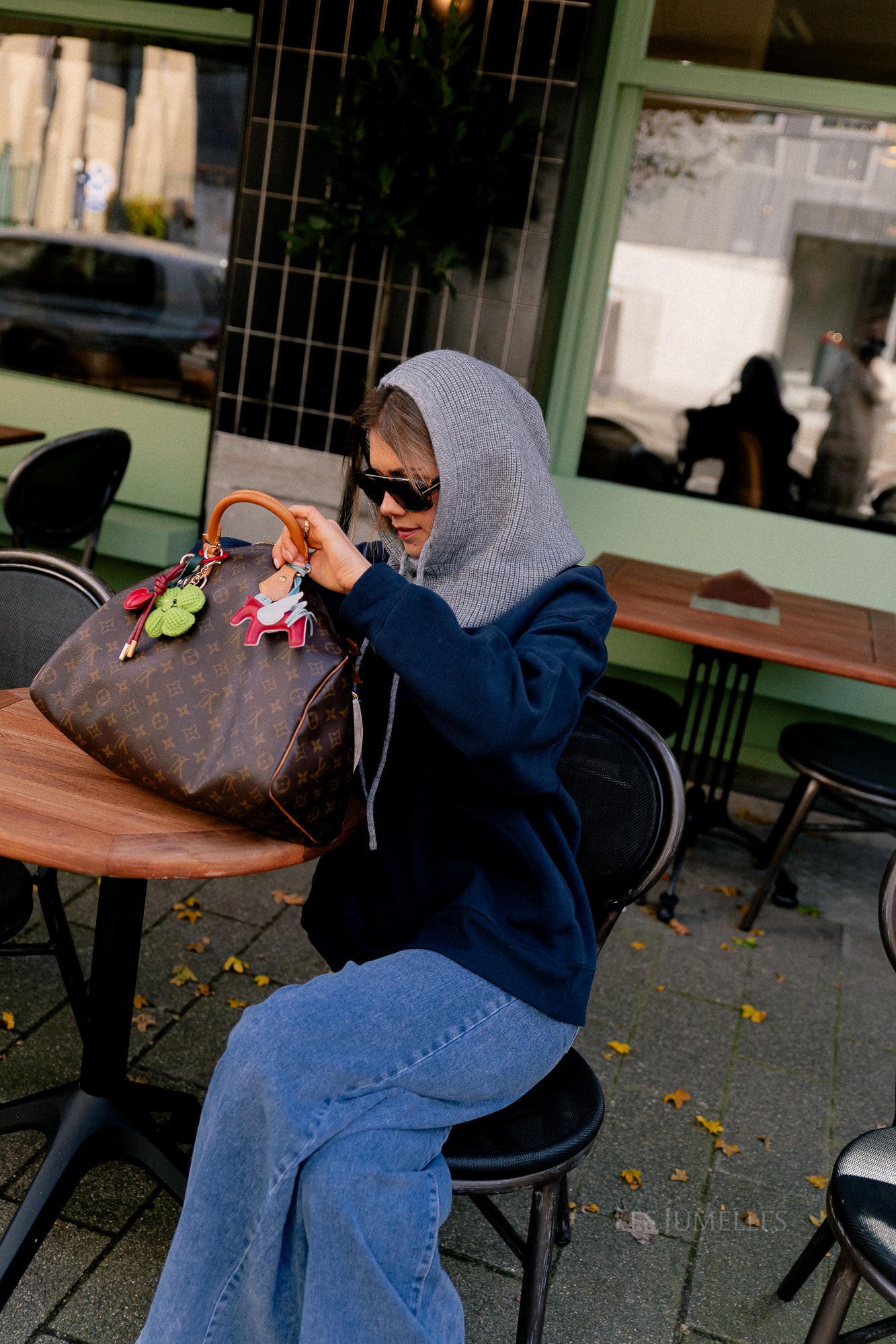 Celeste-Balaclava grau