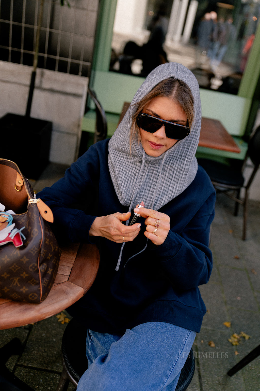 Celeste-Balaclava grau