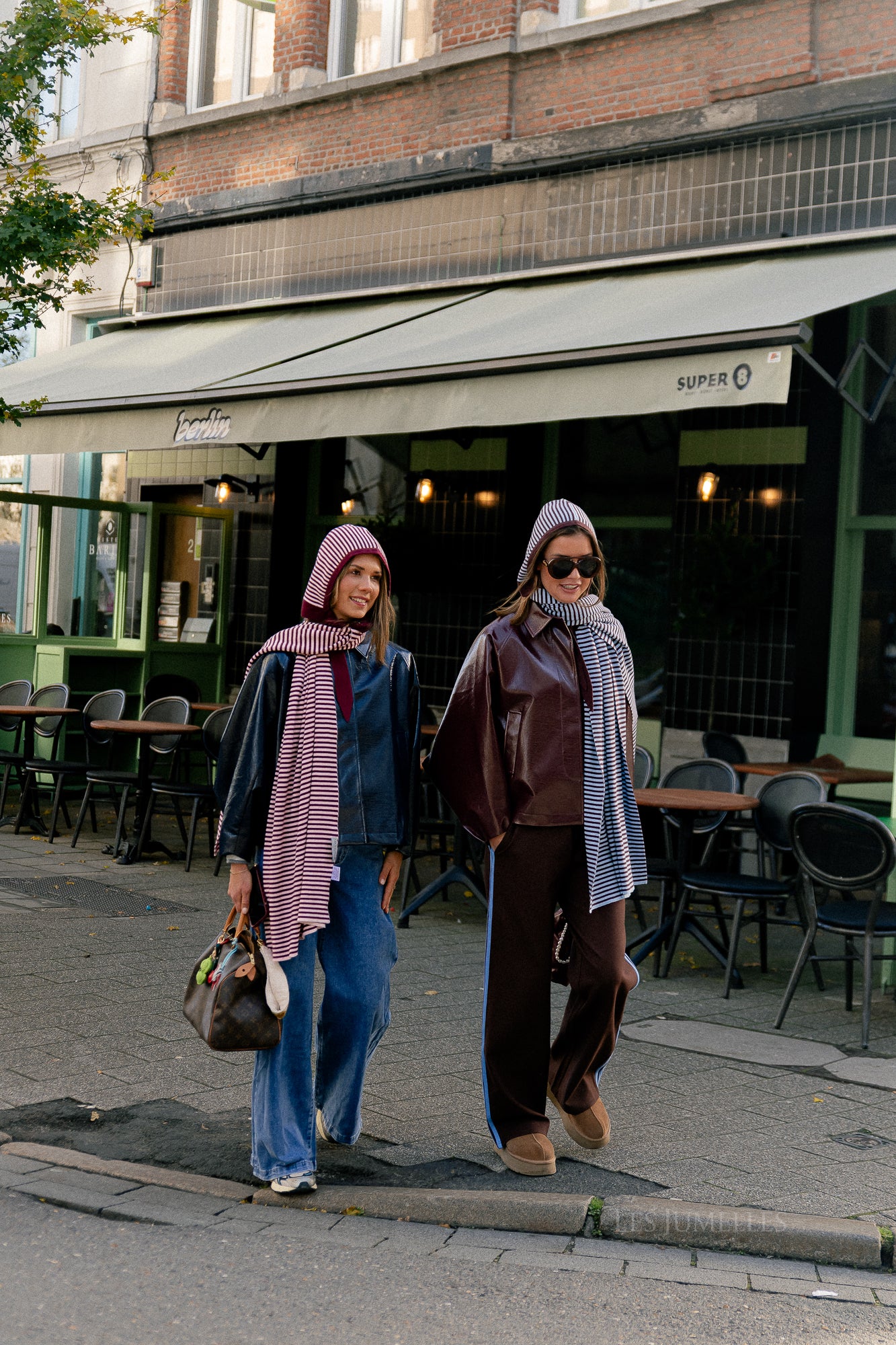 Jodie PU jacket burgundy