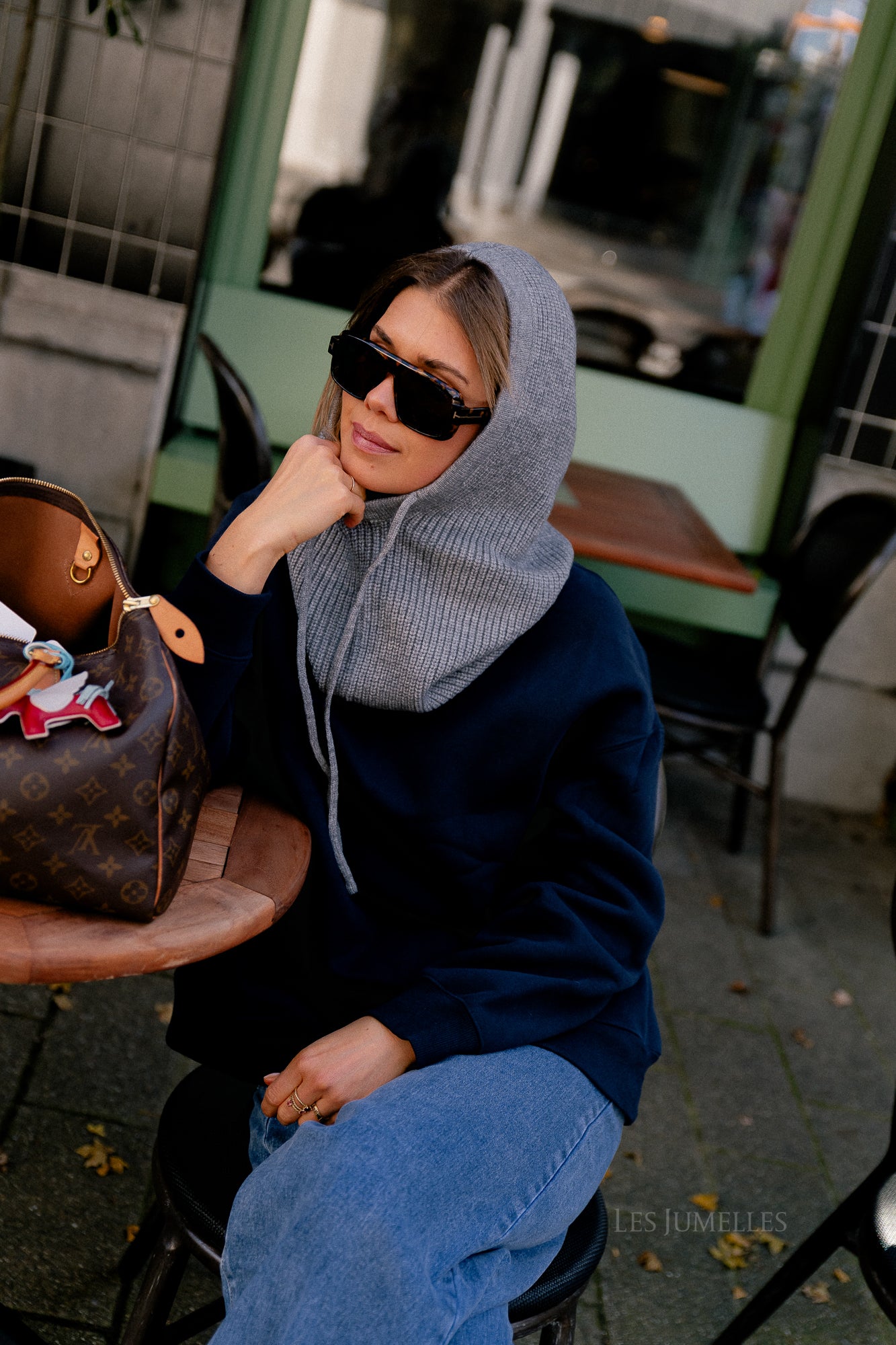 Celeste-Balaclava grau