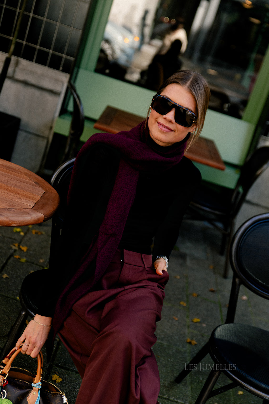 Hatti Merinowolle Pullover Schwarz