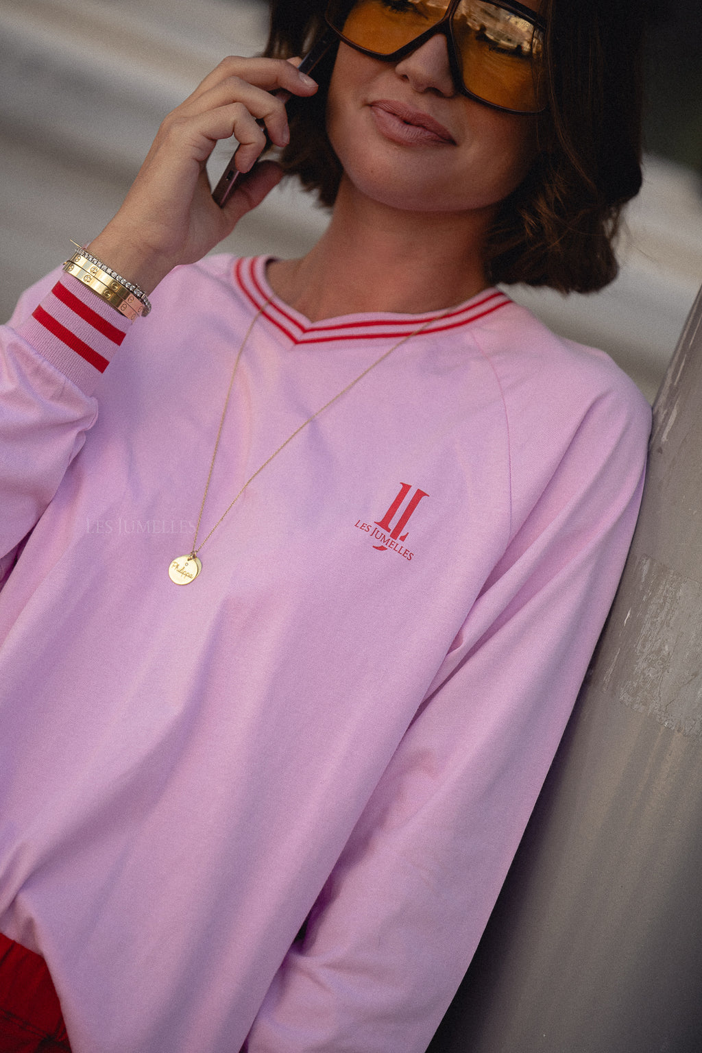 Ivy rugby shirt fondant pink
