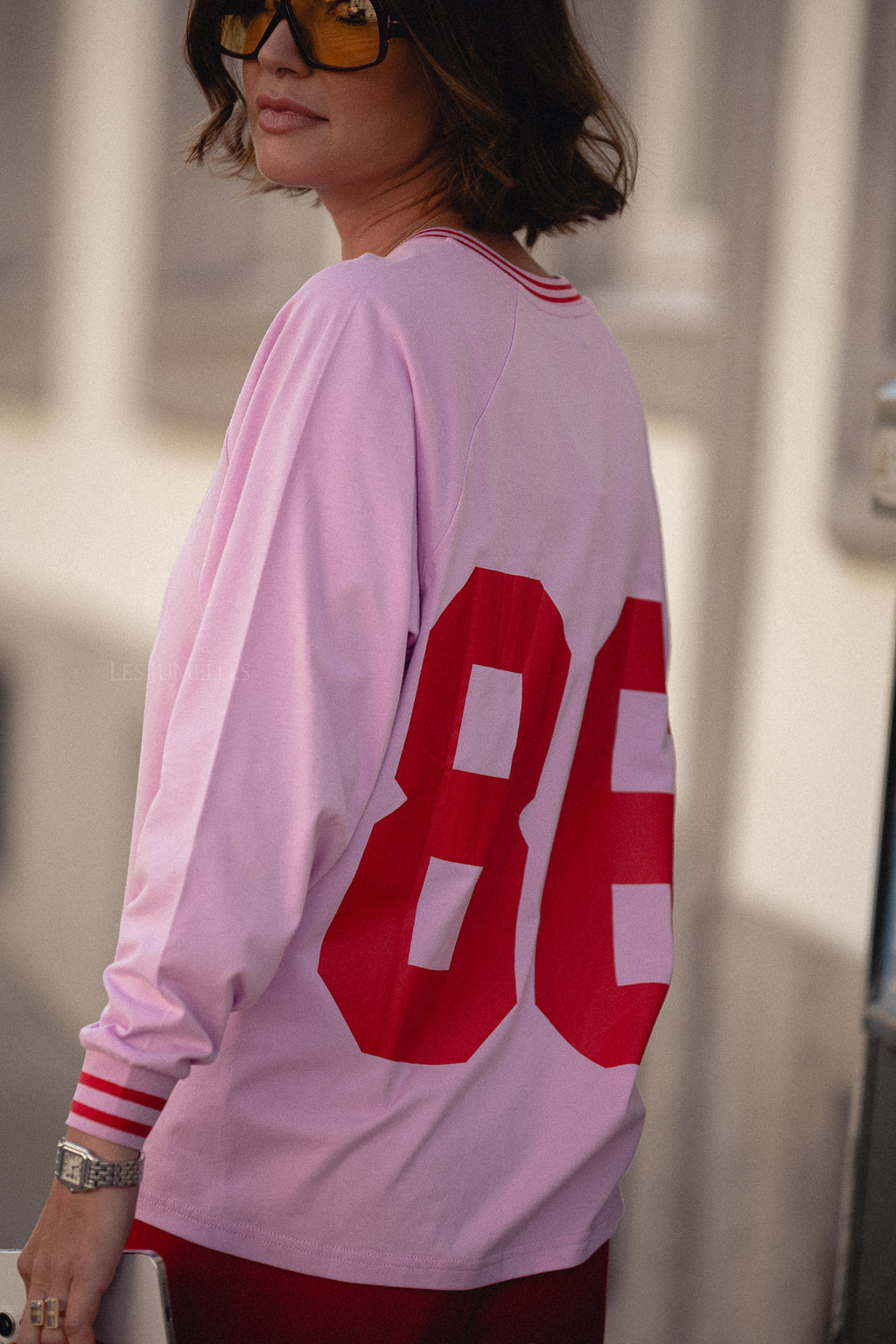 Ivy rugby shirt fondant pink