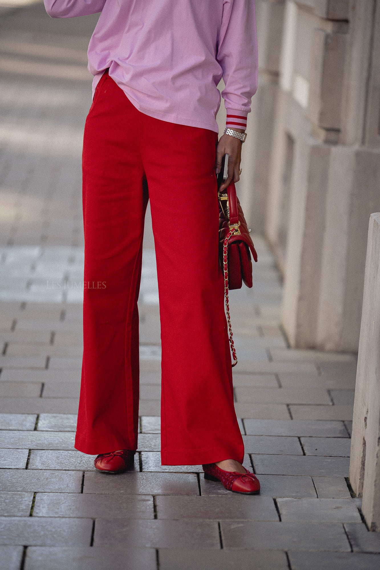 Norma pants red