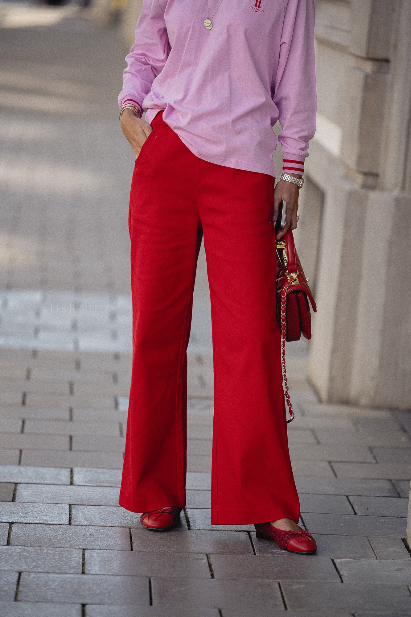 Norma pants red