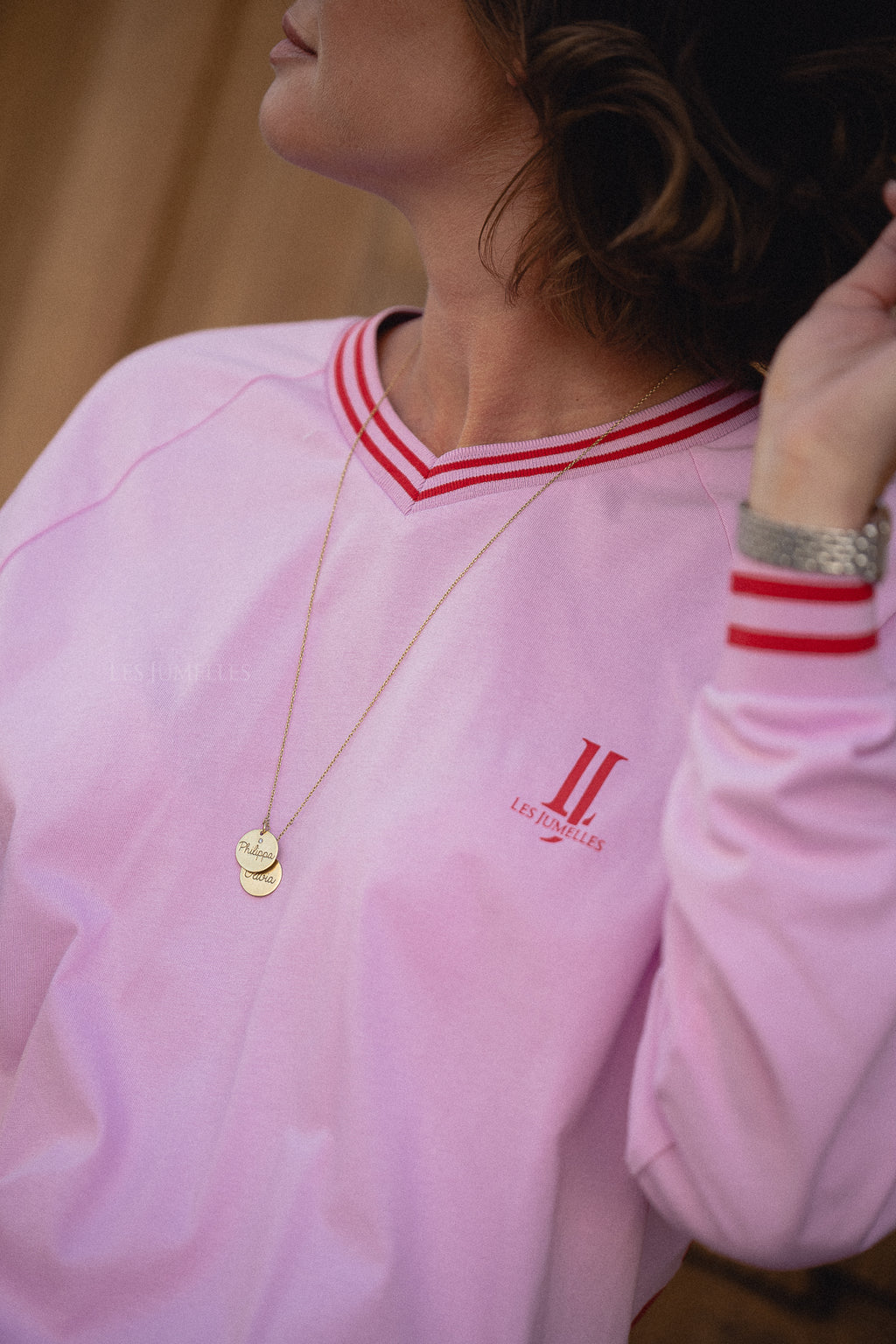 Ivy rugby shirt fondant pink