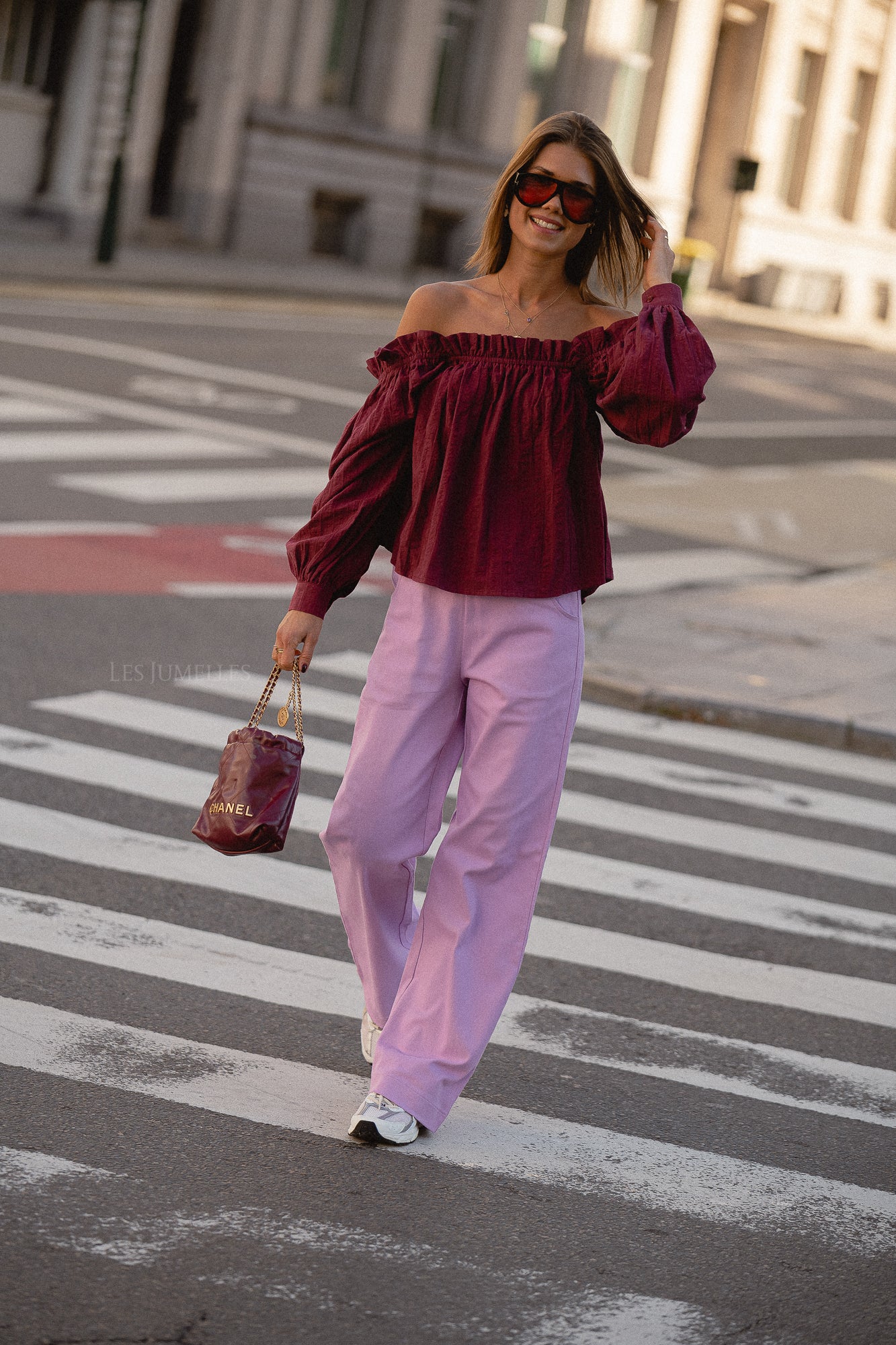 Emily Bluse Bordeaux