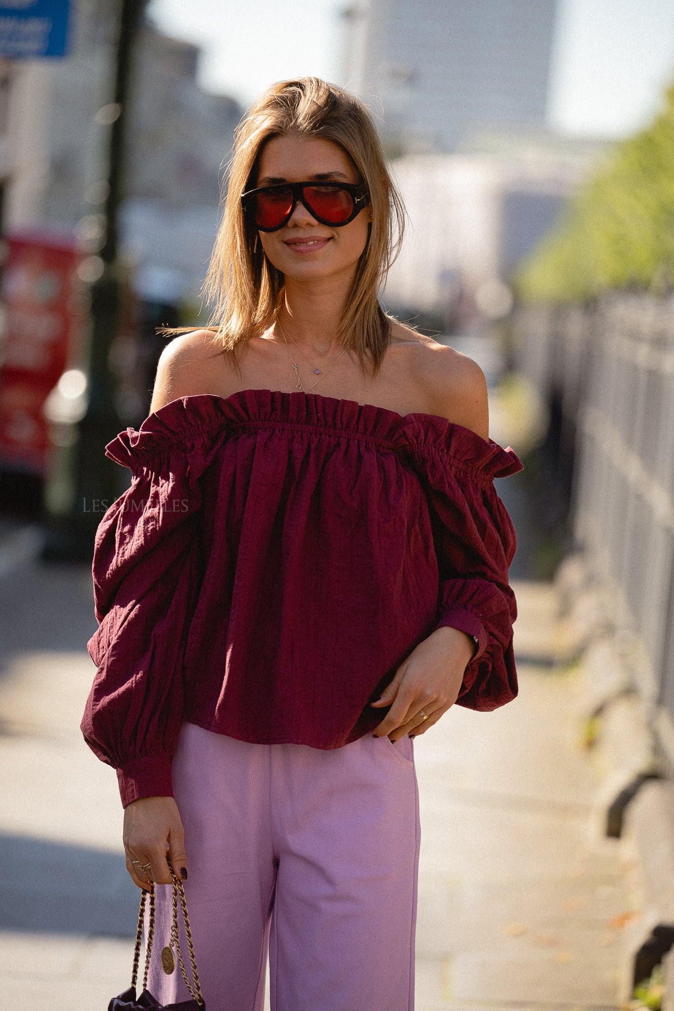 Emily Bluse Bordeaux