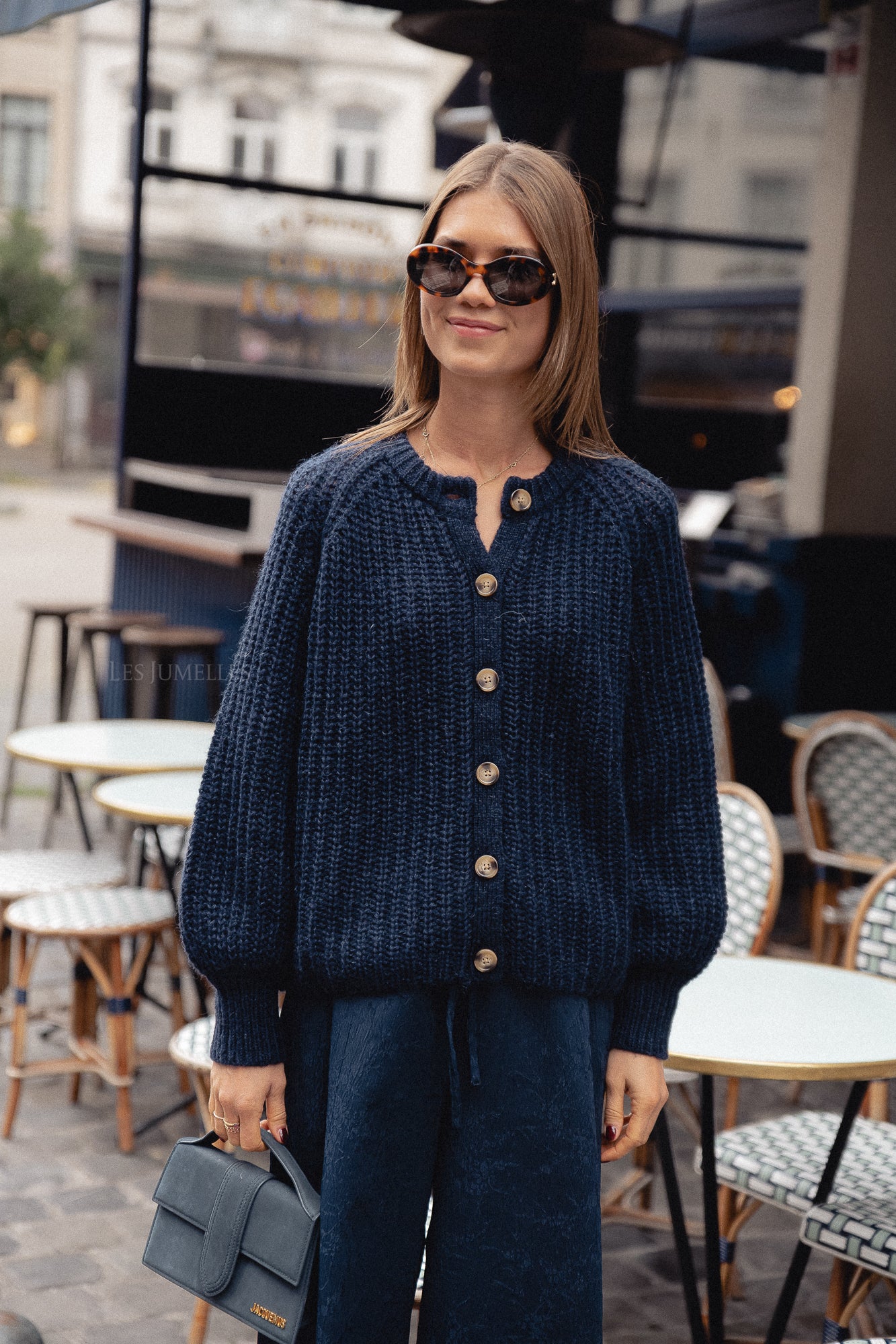 Alix Strickjacke navy