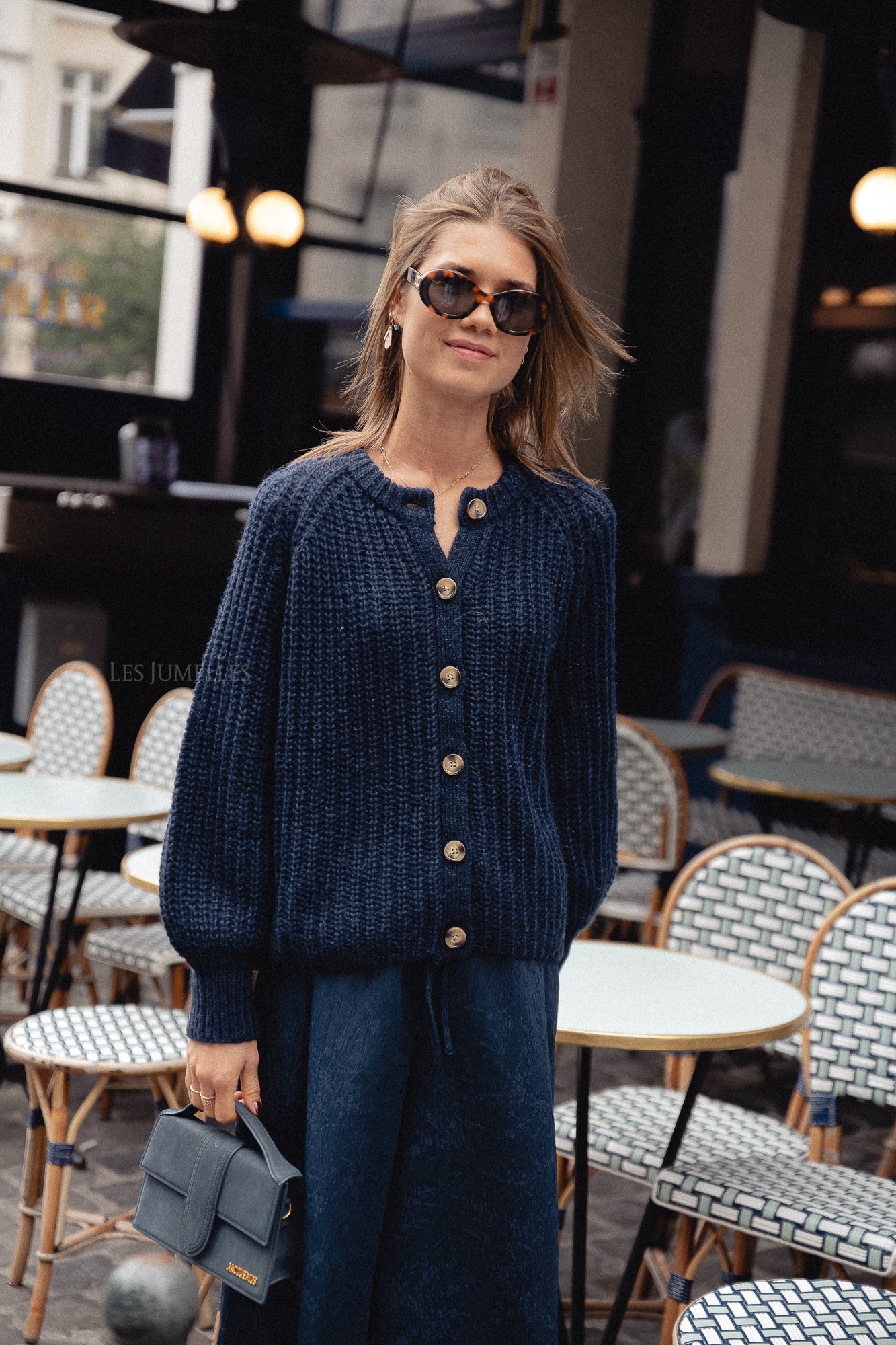 Alix Strickjacke navy