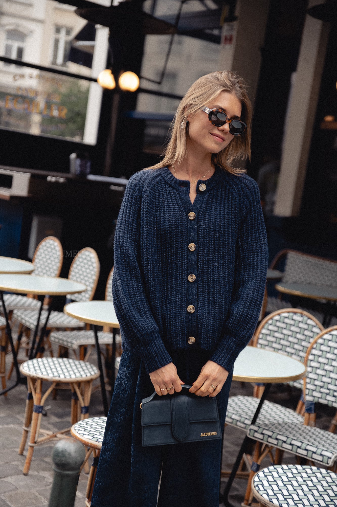 Alix Strickjacke navy