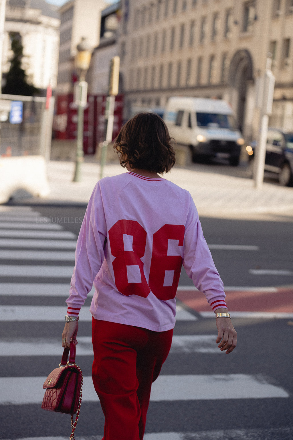 Ivy rugby shirt fondant pink