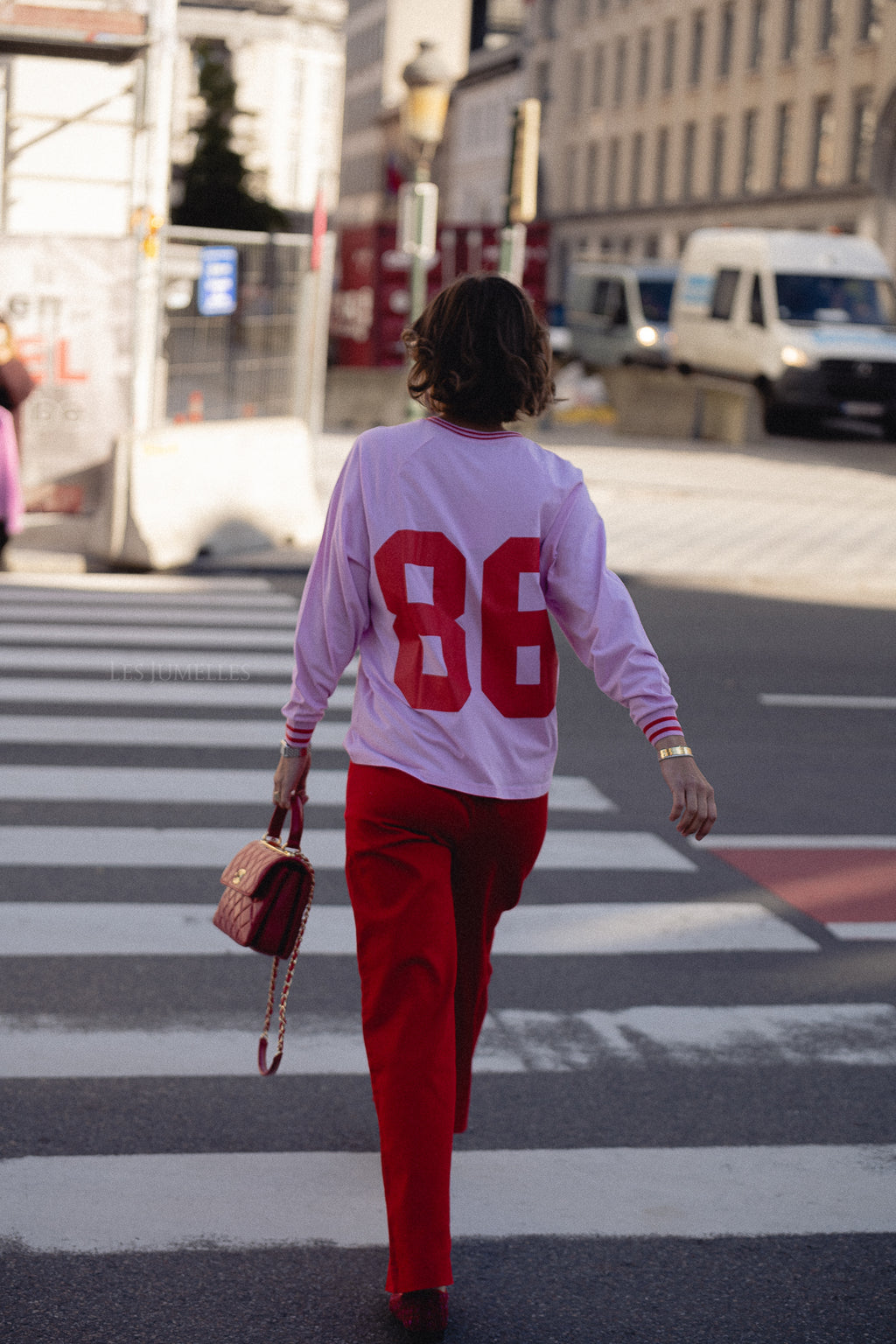 Ivy rugby shirt fondant pink