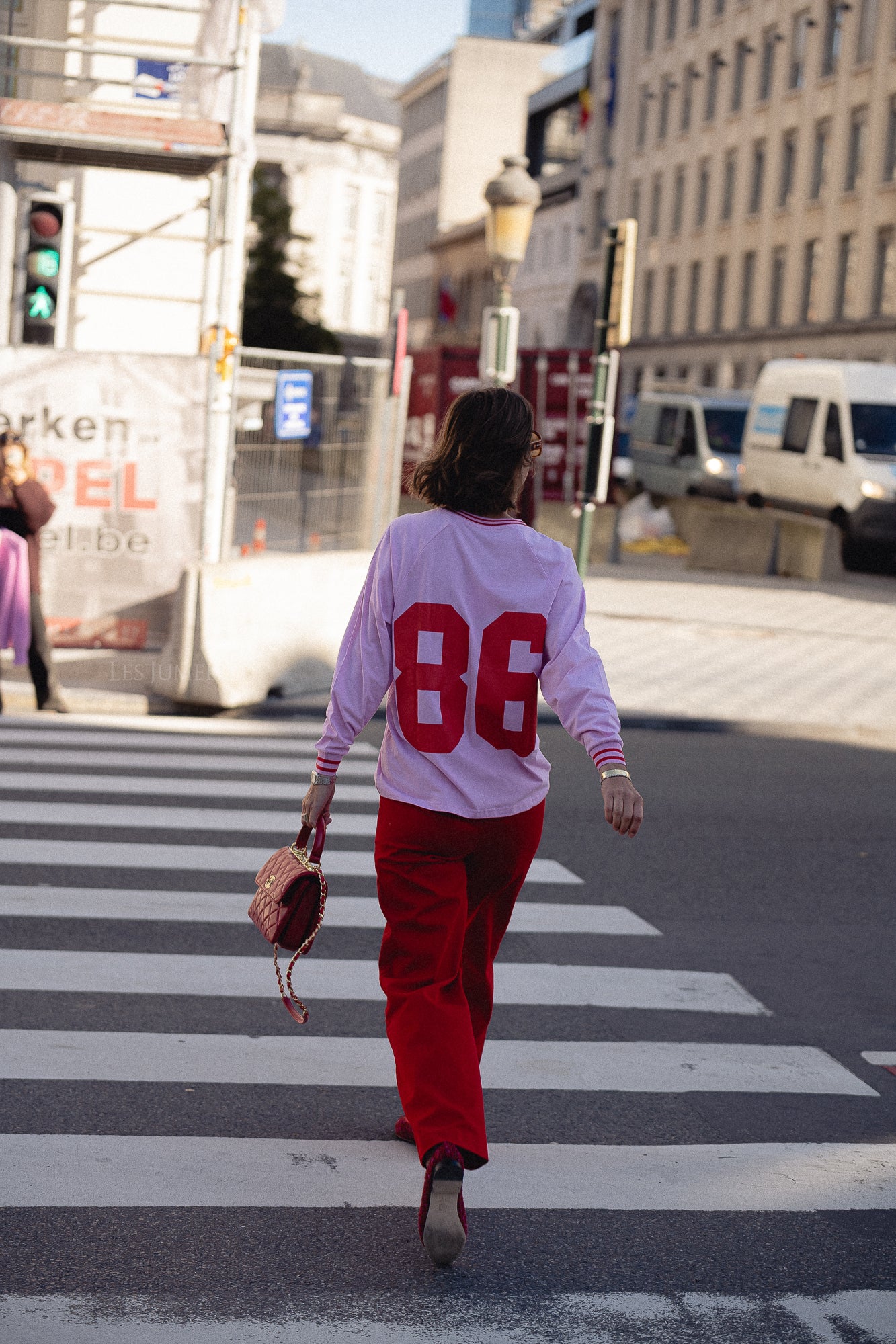 Norma pants red