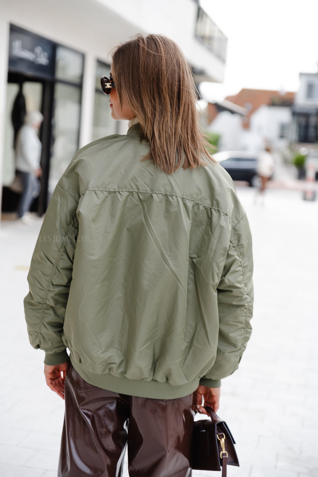 Aubrey bomber jacket sage green