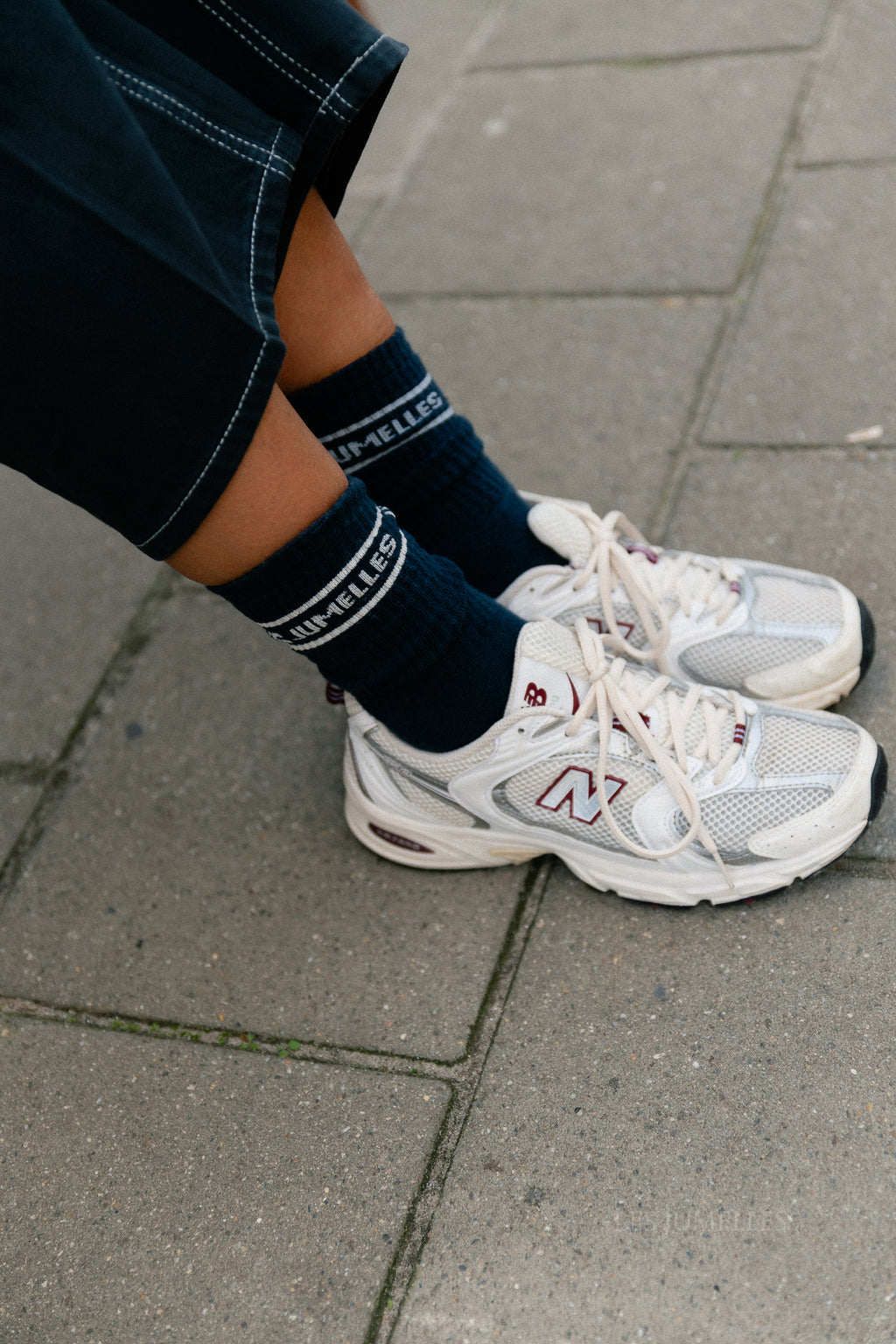 Fille à papa socks navy/ecru