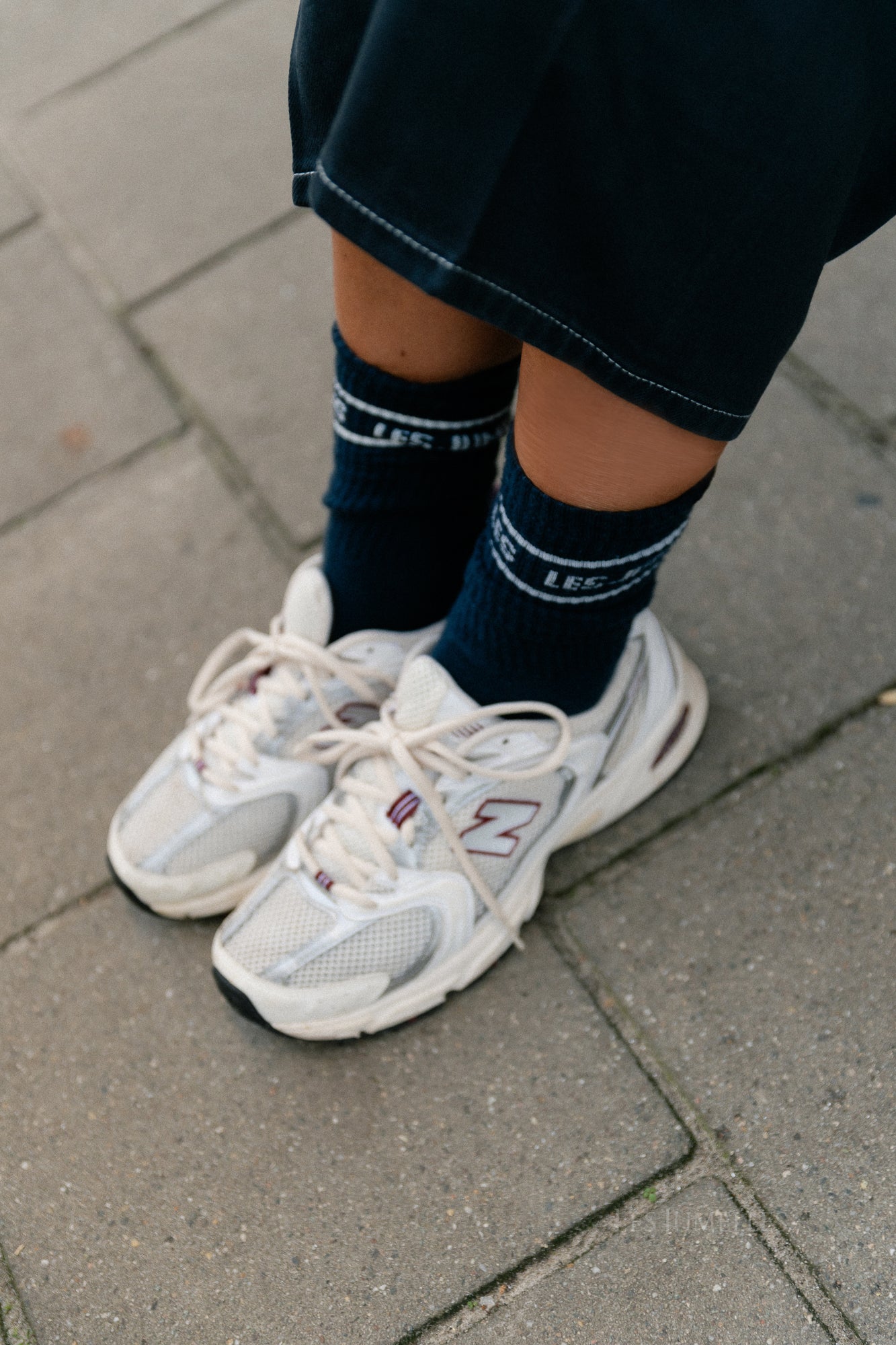 Fille à papa socks navy/ecru