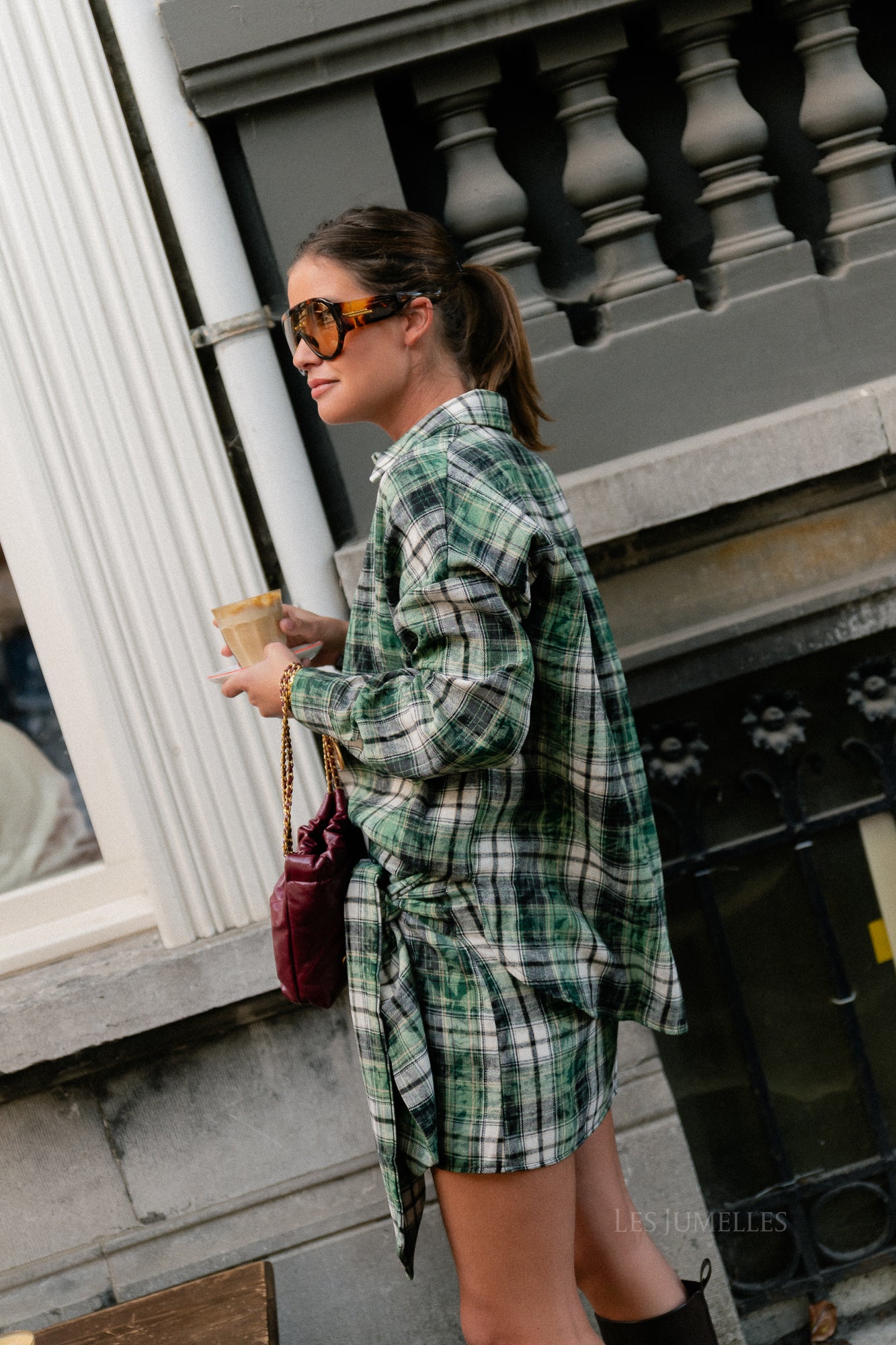 Charlie geruit overhemd groen