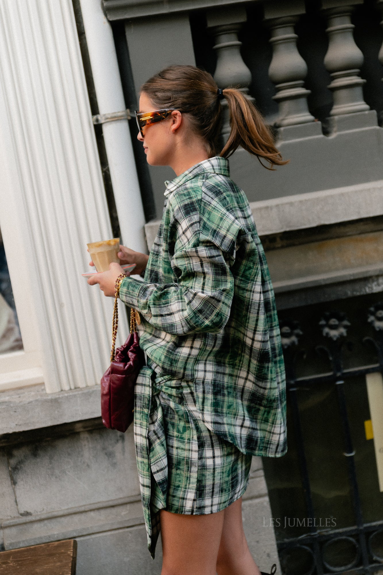 Charlie geruit overhemd groen