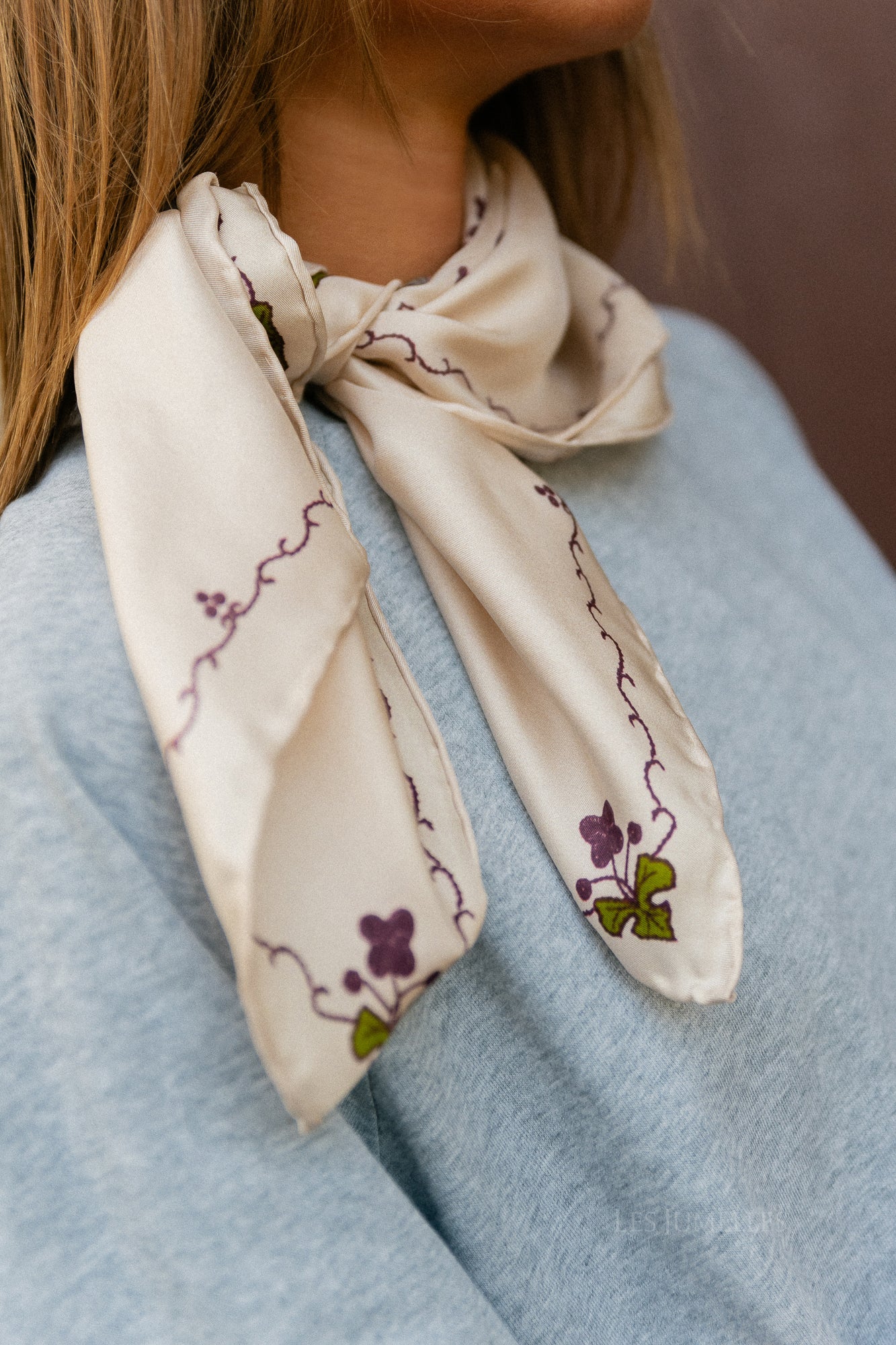 Brodaria Sia Schal Birch Weiß