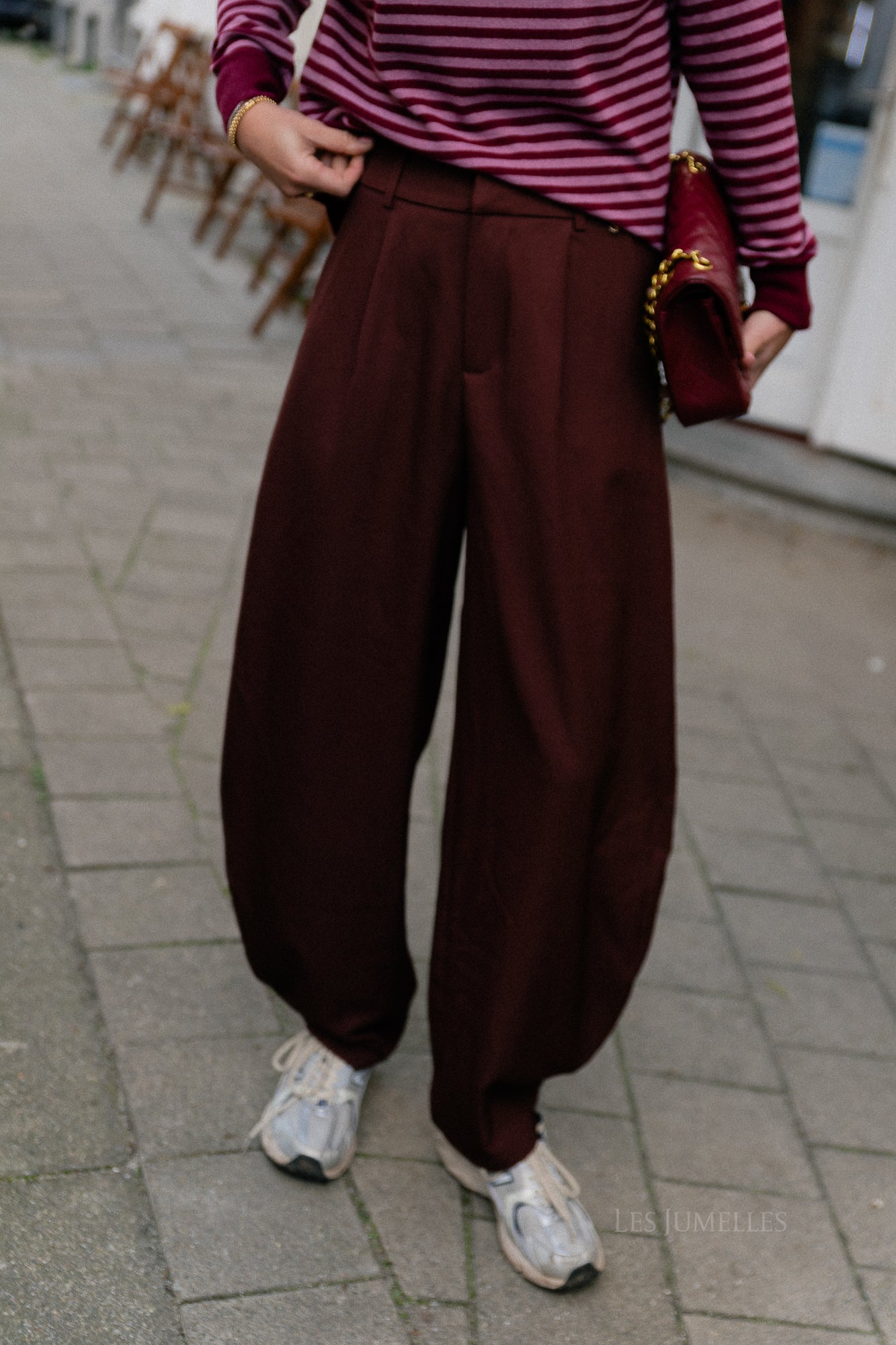 Nina pants burgundy