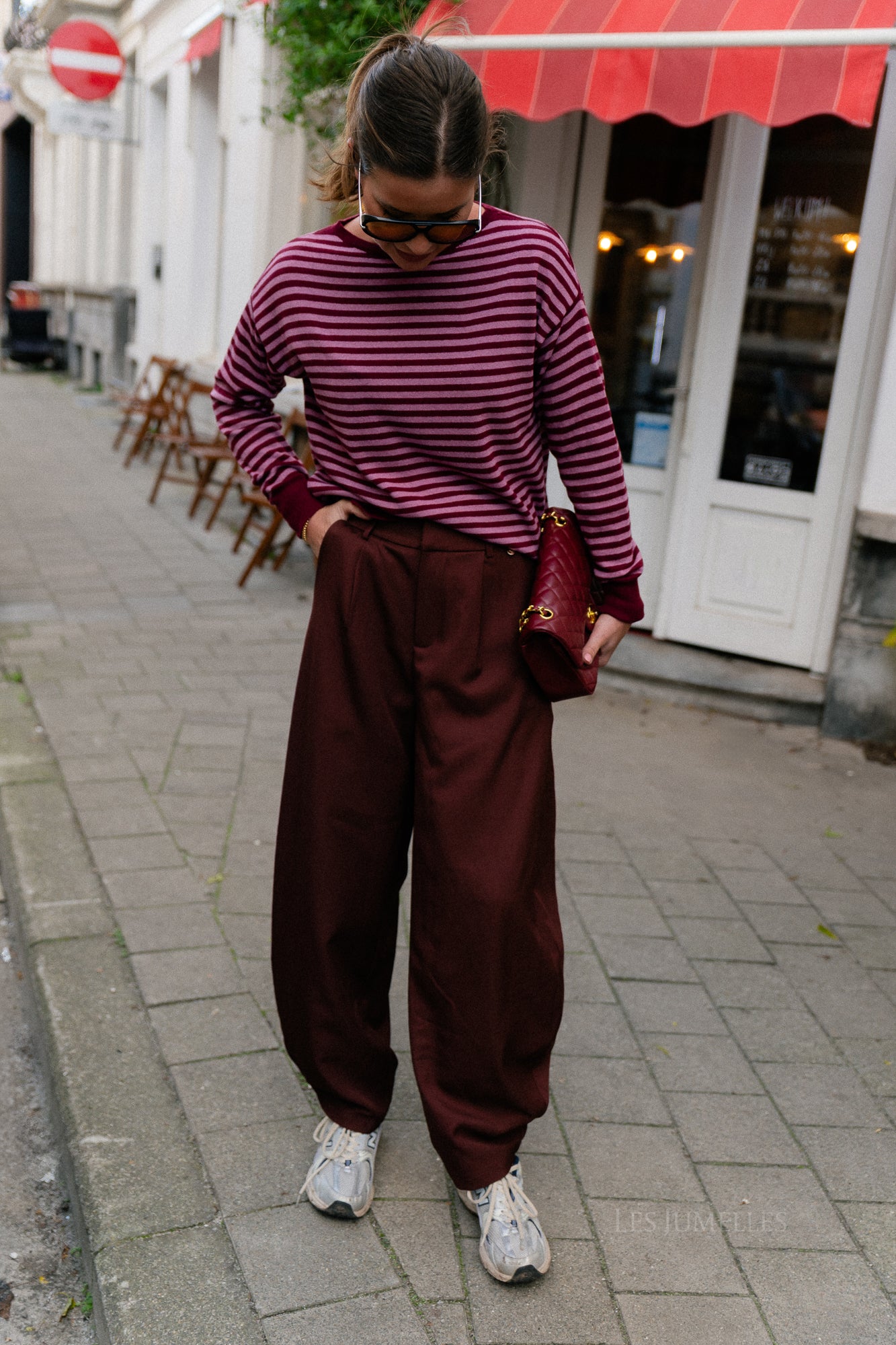 Nina pants burgundy