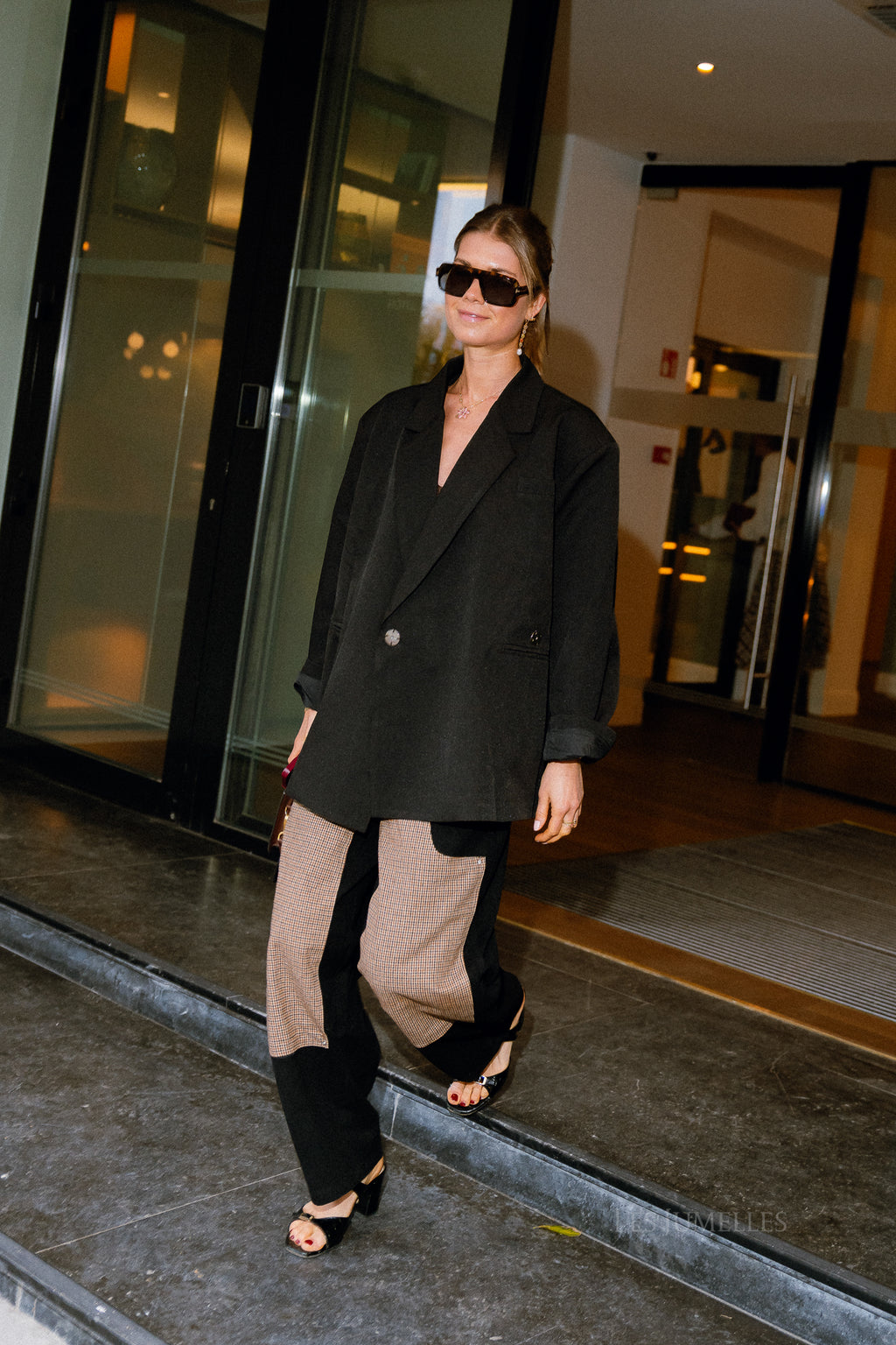 Chloe oversized blazer black