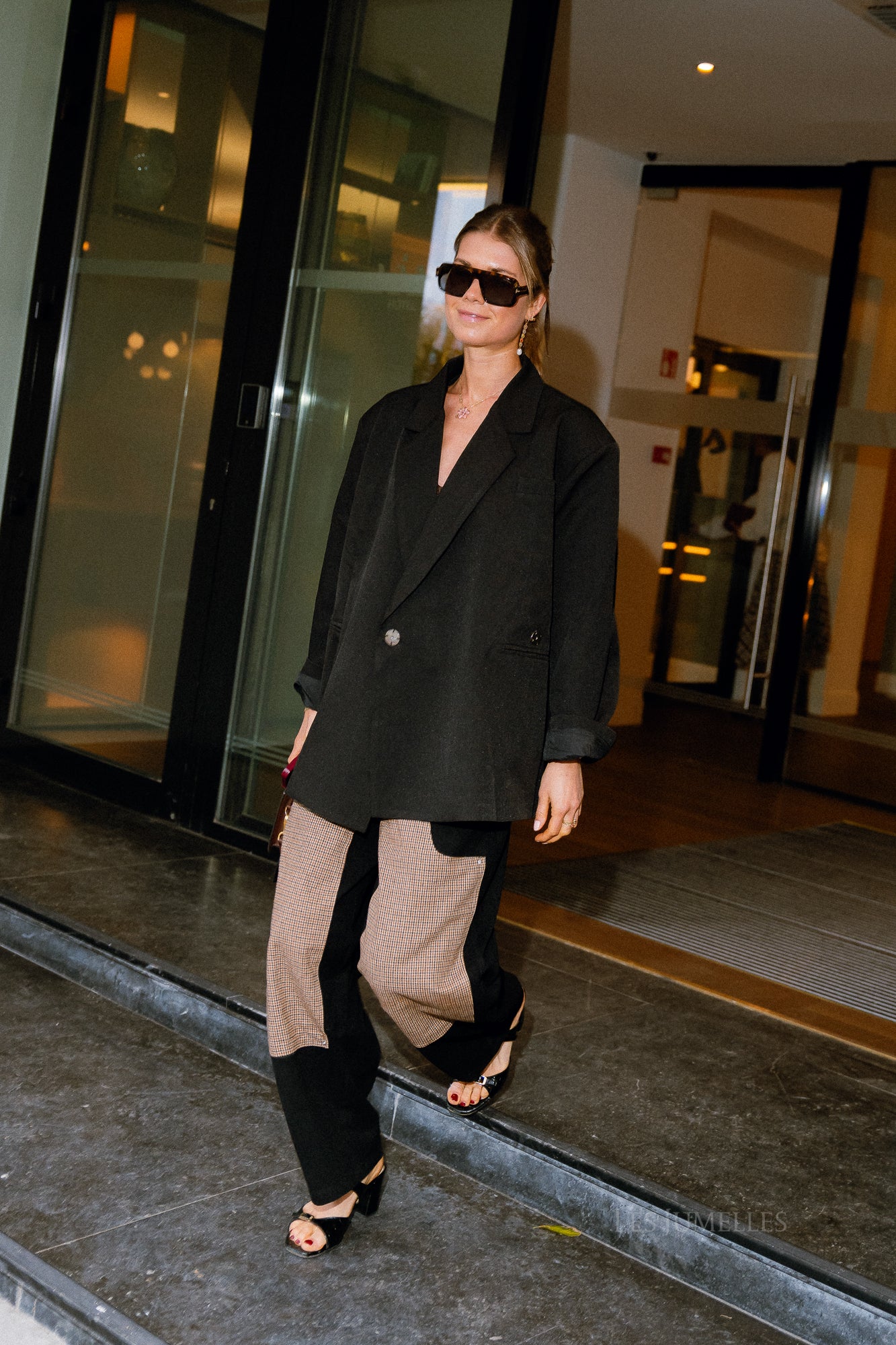 Chloe oversized blazer black