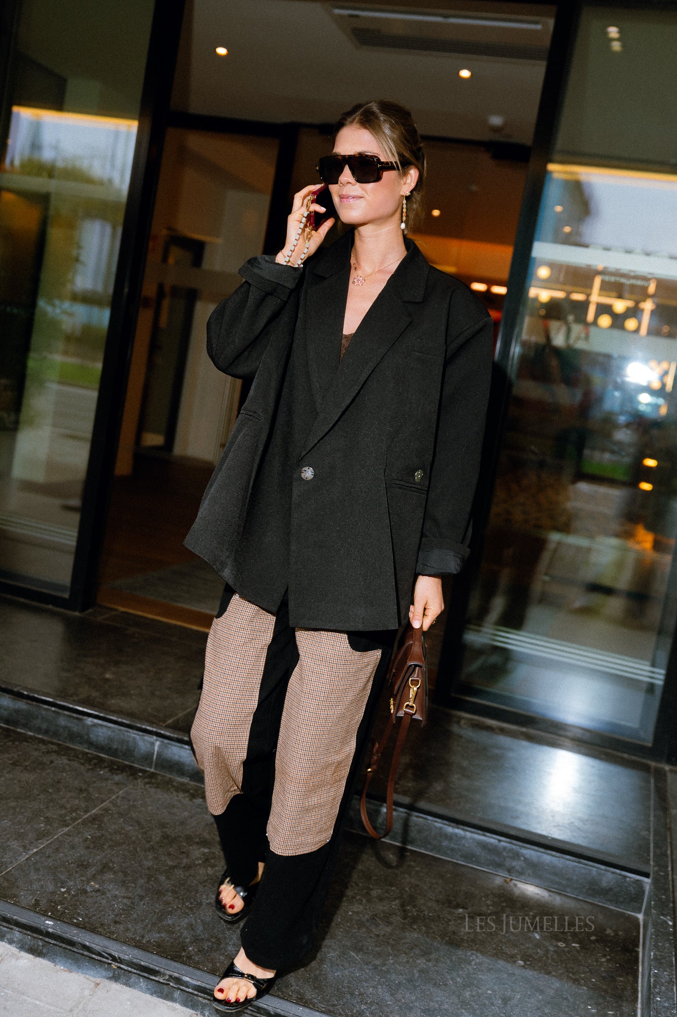 Chloe oversized blazer black