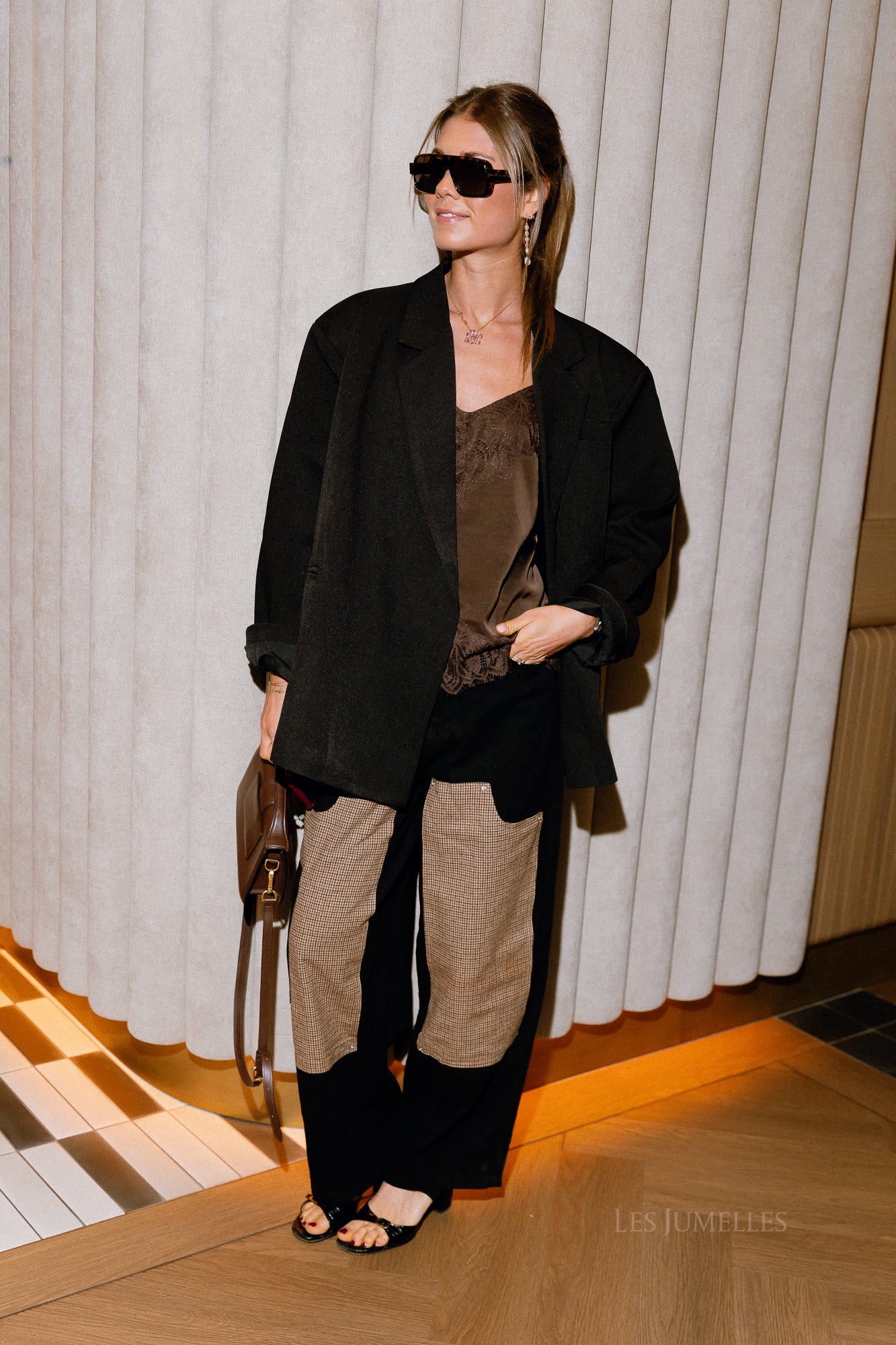 Chloe oversized blazer black