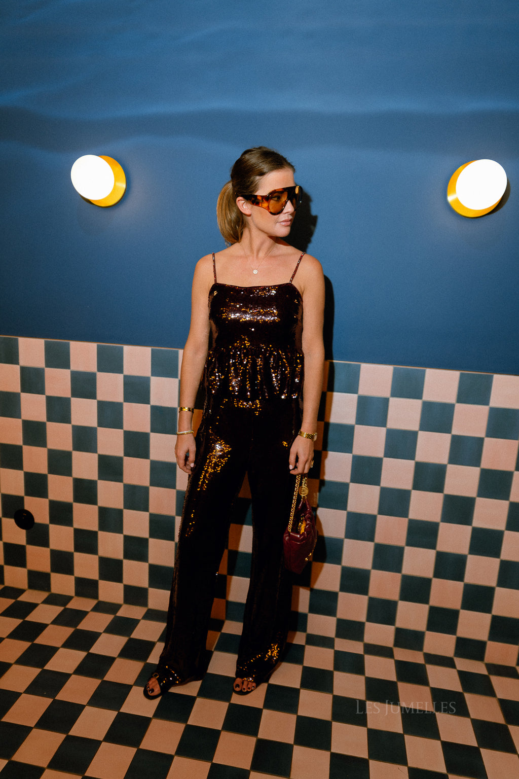 Tara pants red crush