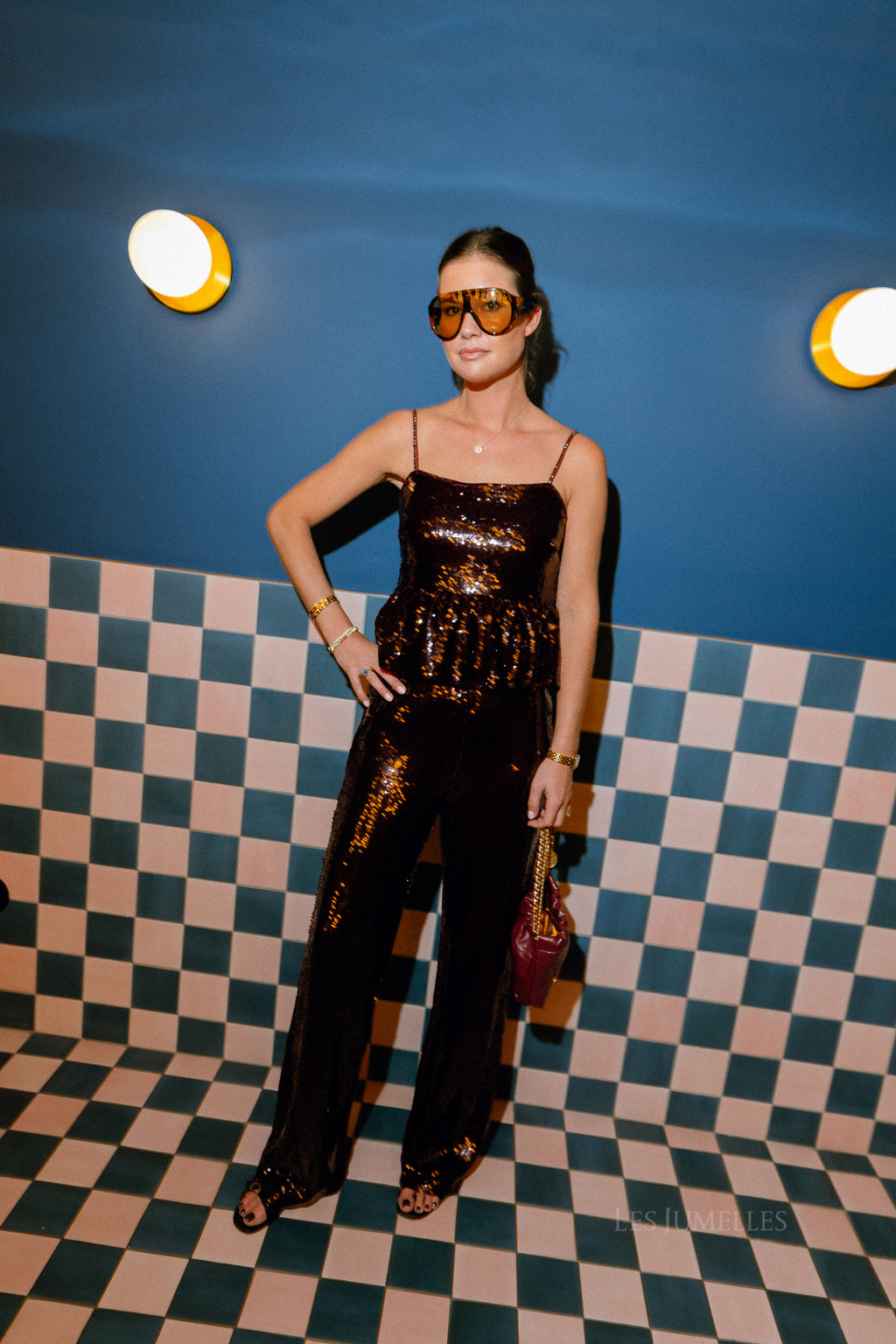 Tara pants red crush