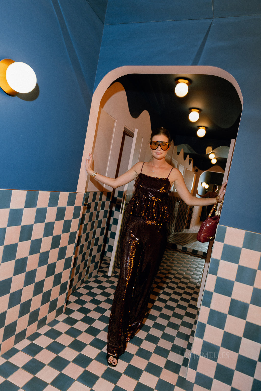 Tara pants red crush