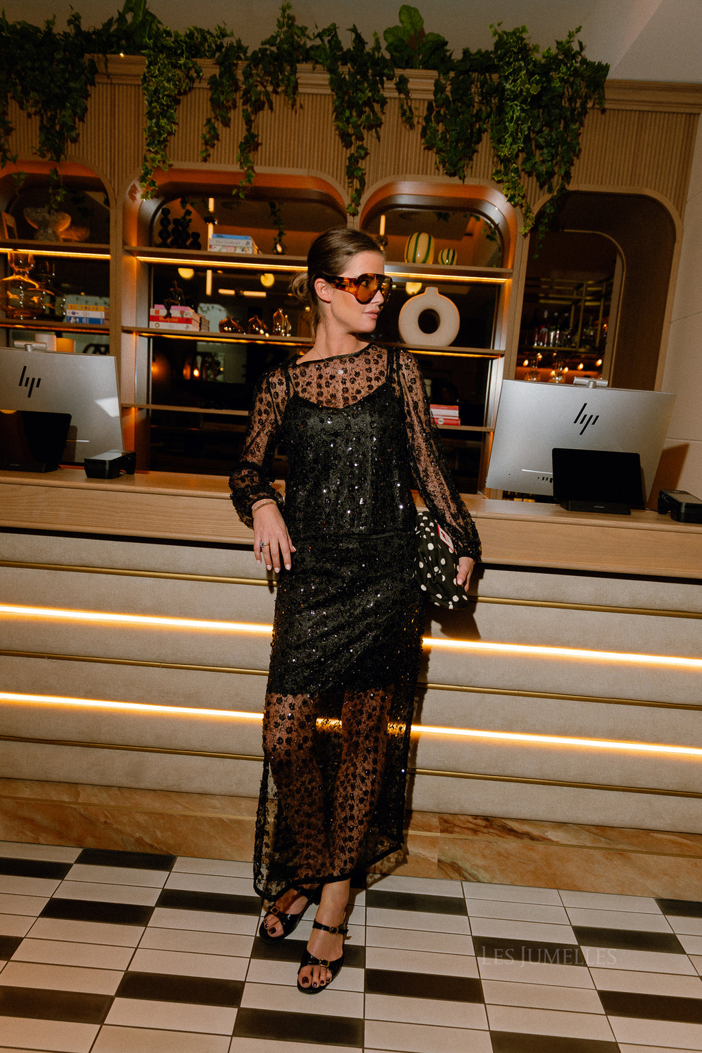 OBJMaisy L/S Top in Schwarz