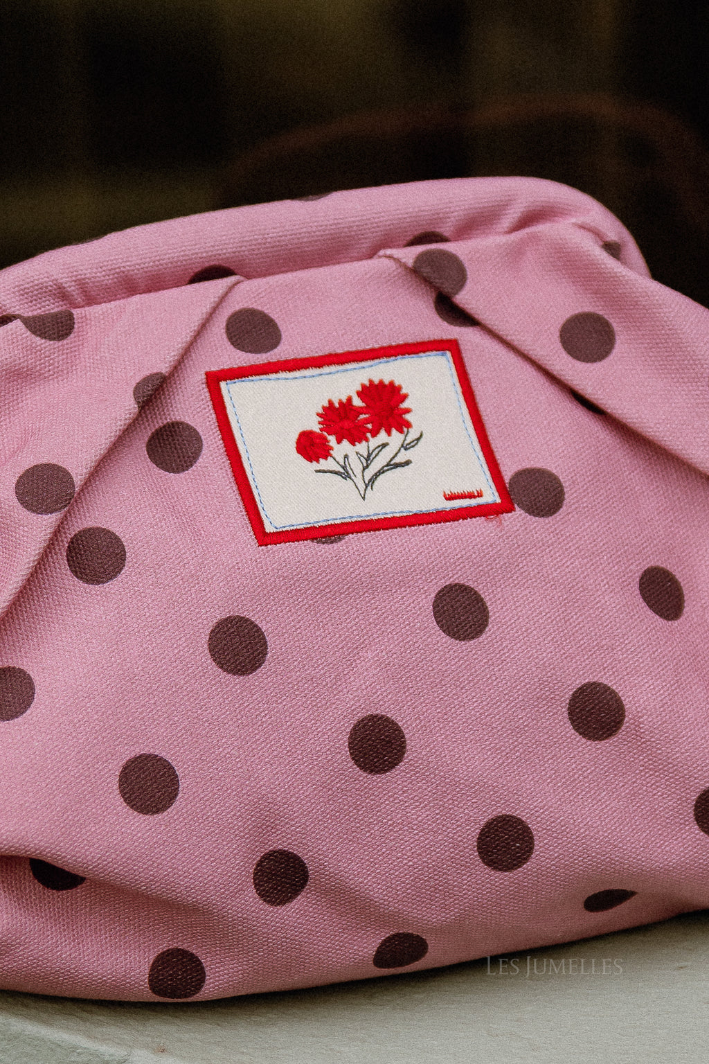 Sac bonita en toile à pois