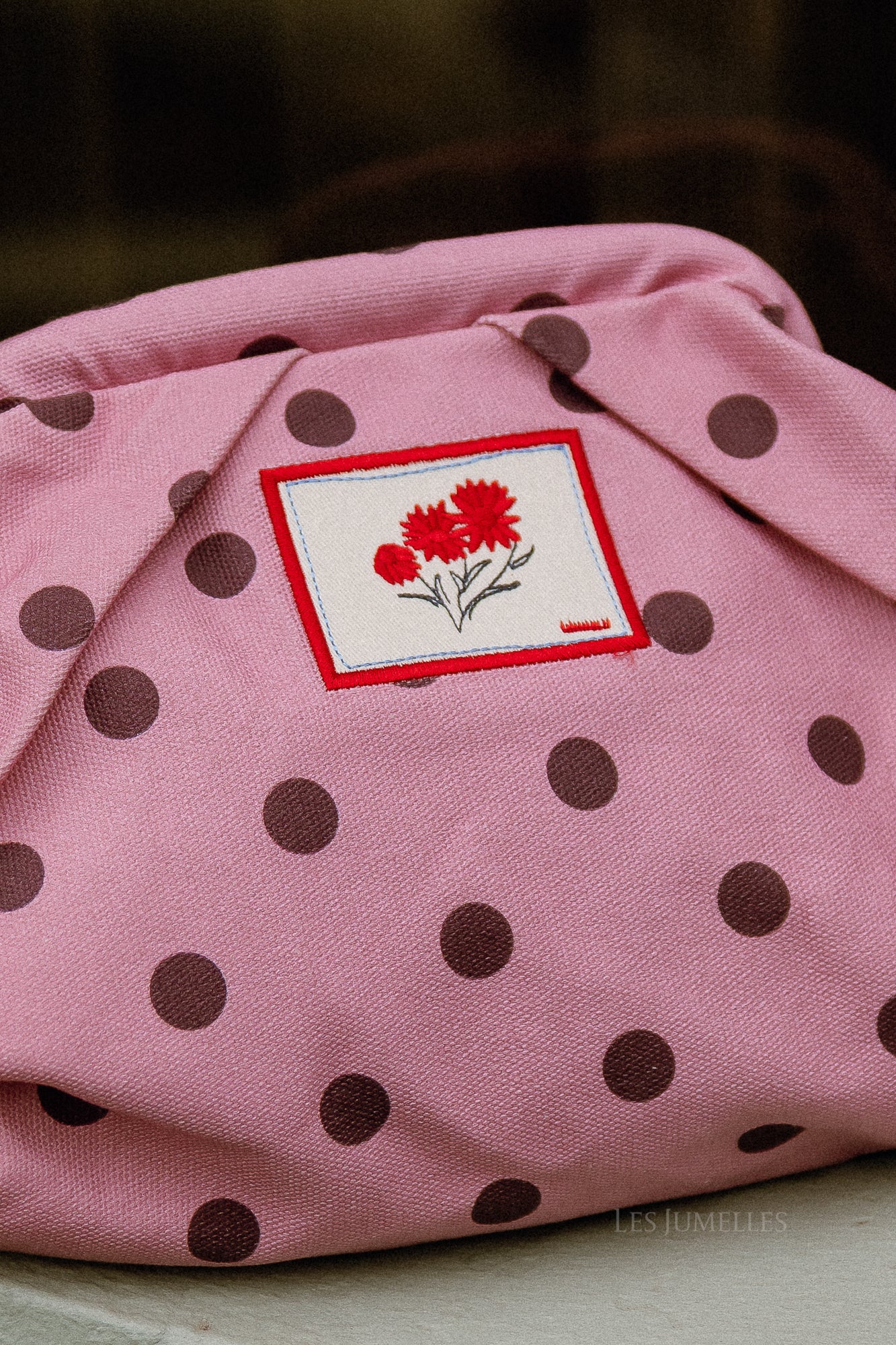 Sac bonita en toile à pois