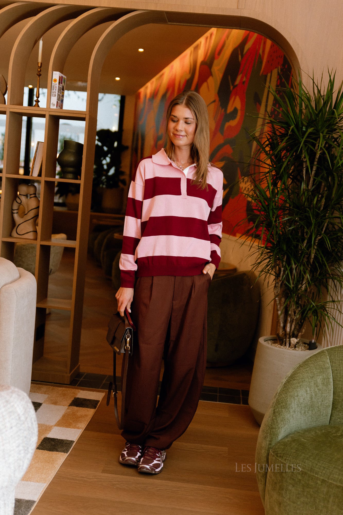 Nina pants burgundy