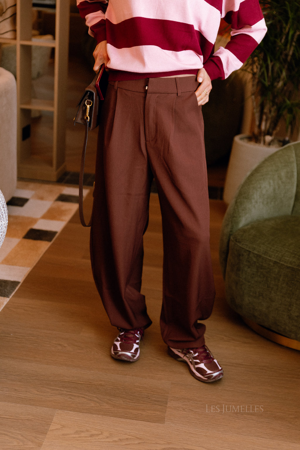 Nina broek bordeaux