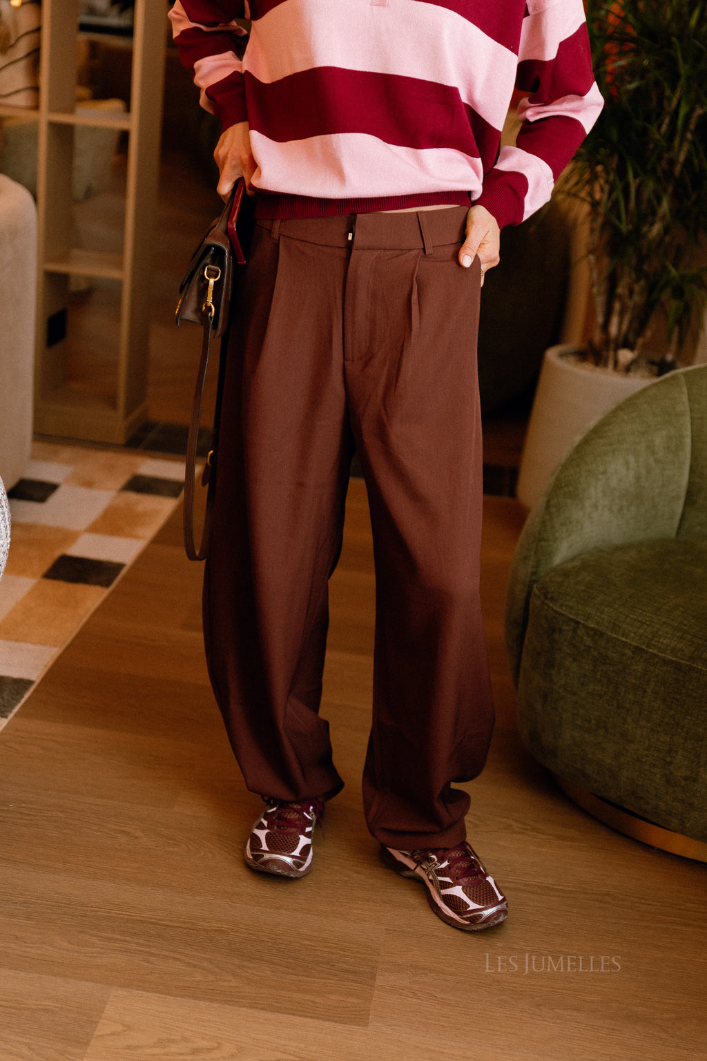 Nina broek bordeaux