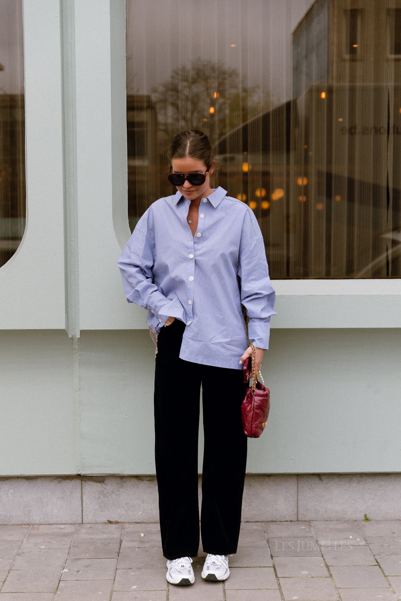 Yelena shirt stripe/lexie leopard – Les Jumelles