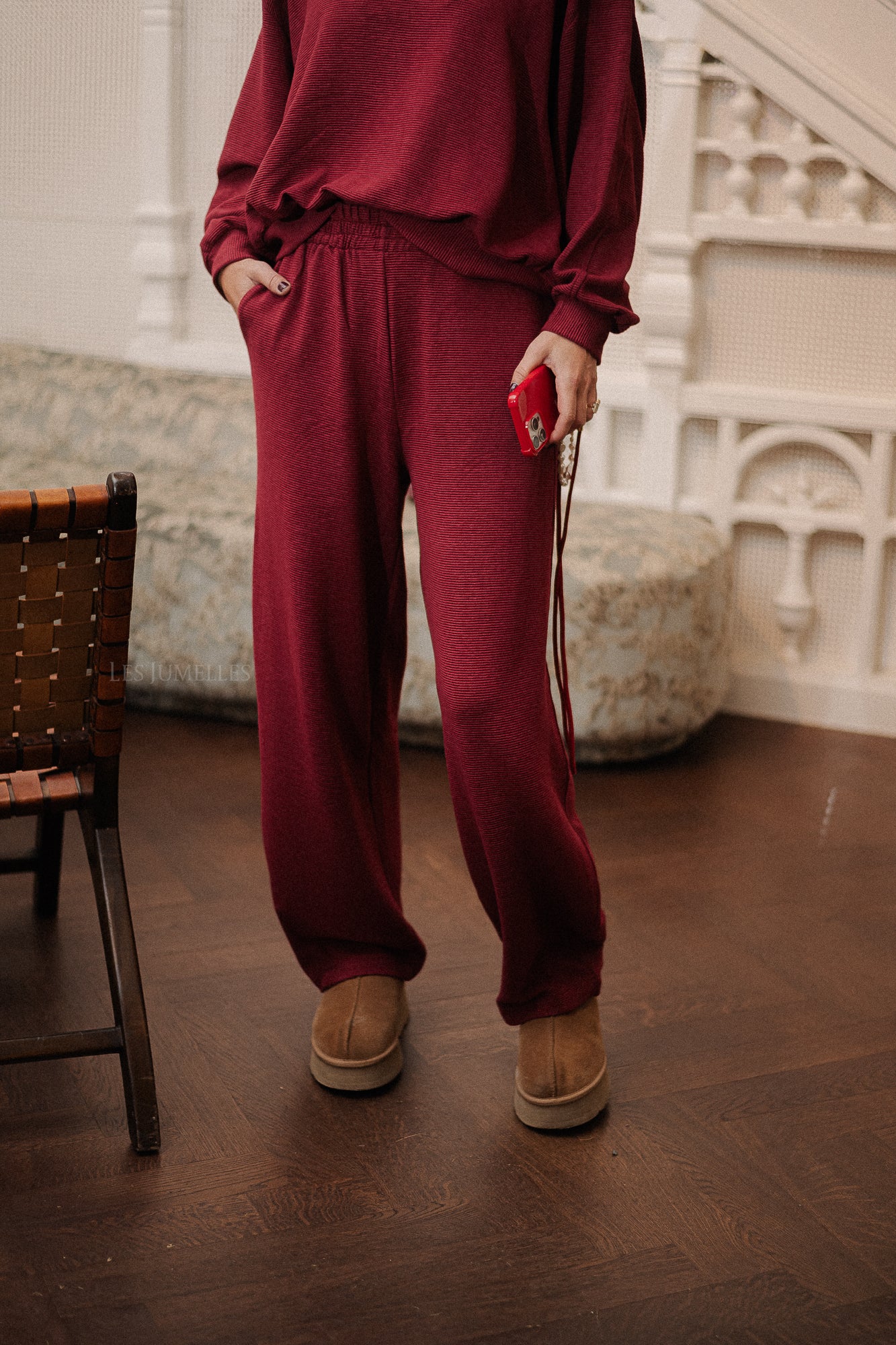 Romy pants burgundy