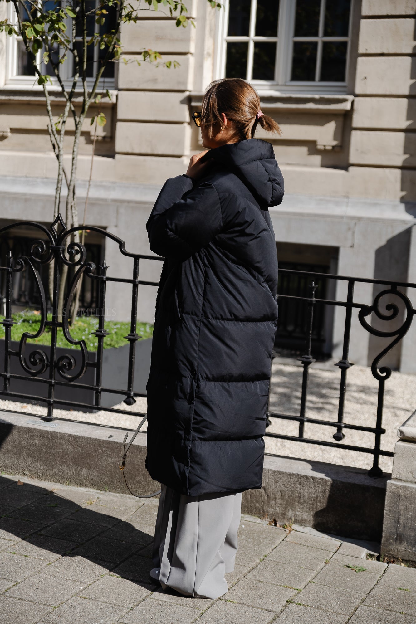 YASIrima ls long down coat black – Les Jumelles