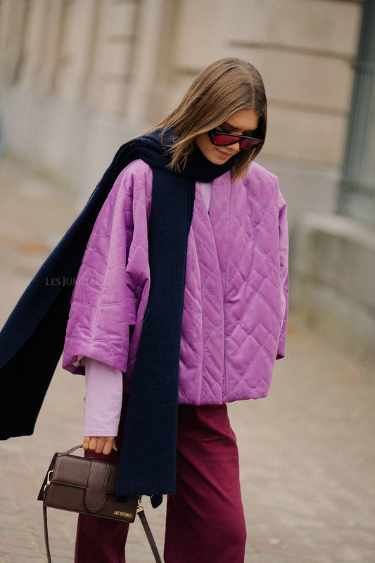 Les Jumelles Lily jacket violet