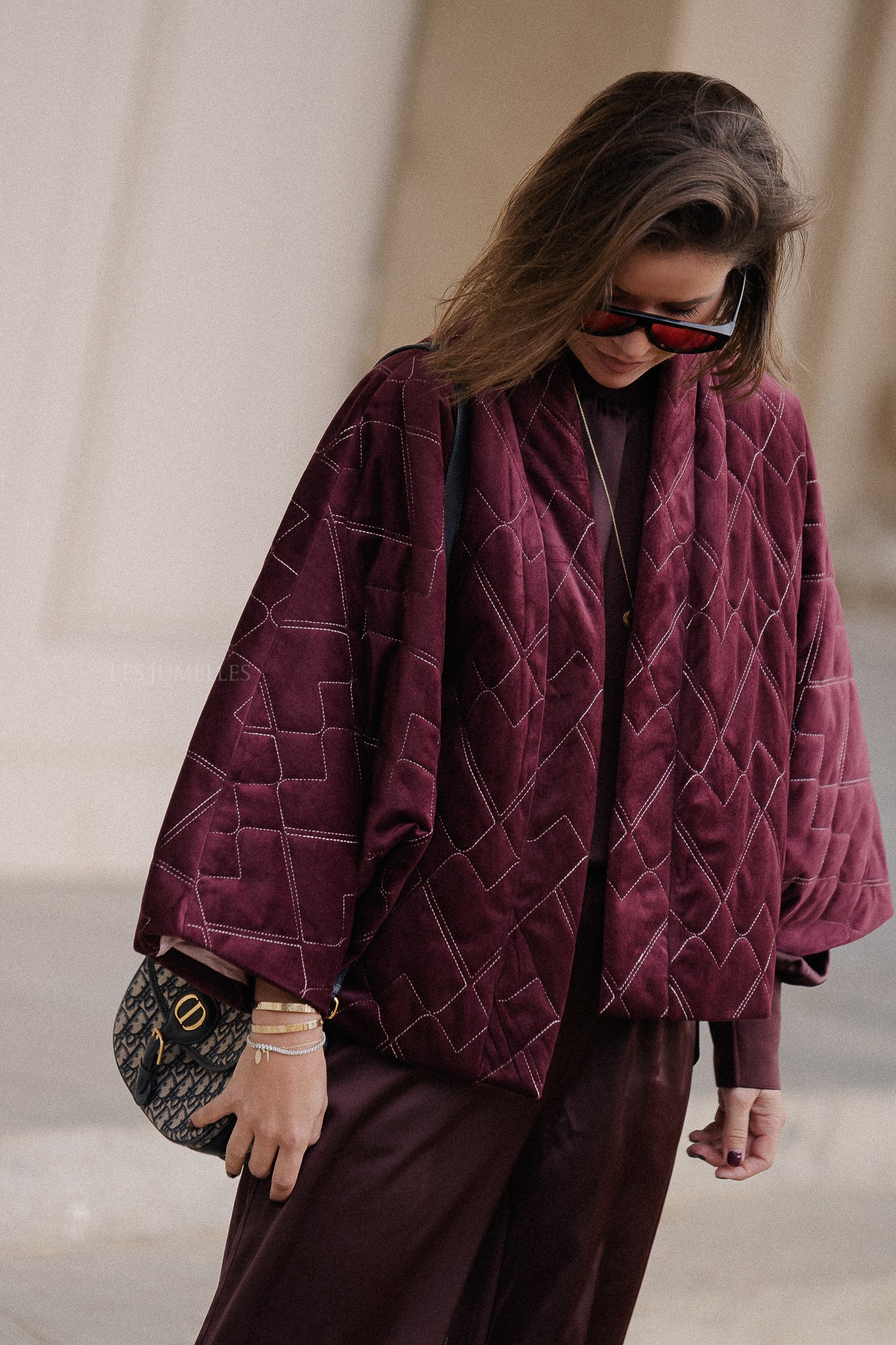 Veste Lily bordeaux