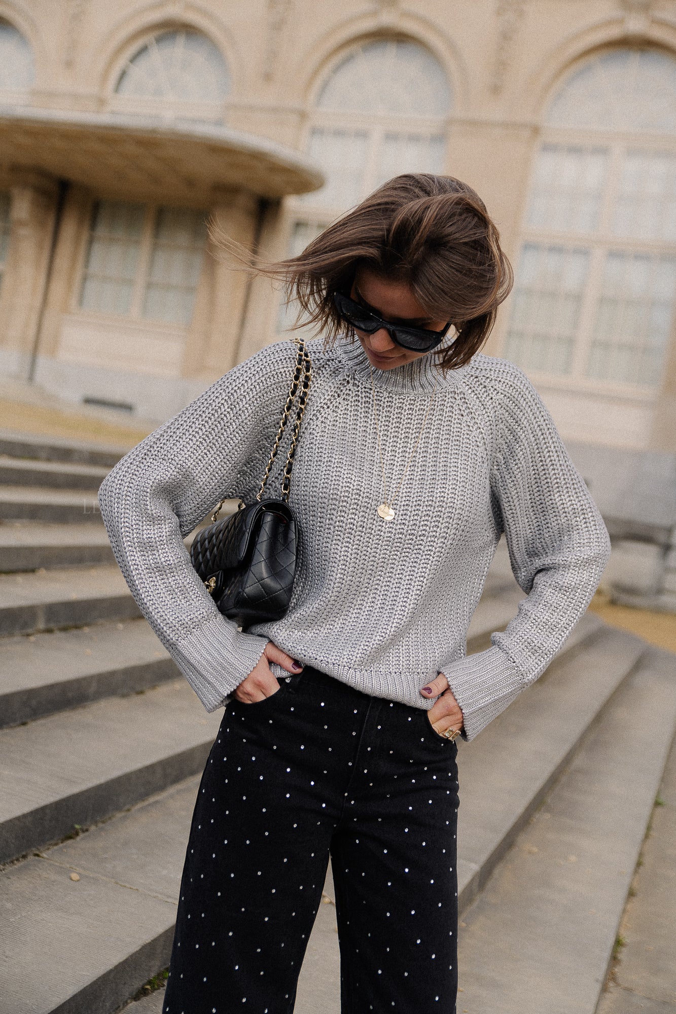 Pull en tricot YASMarissi LS alliage/argent