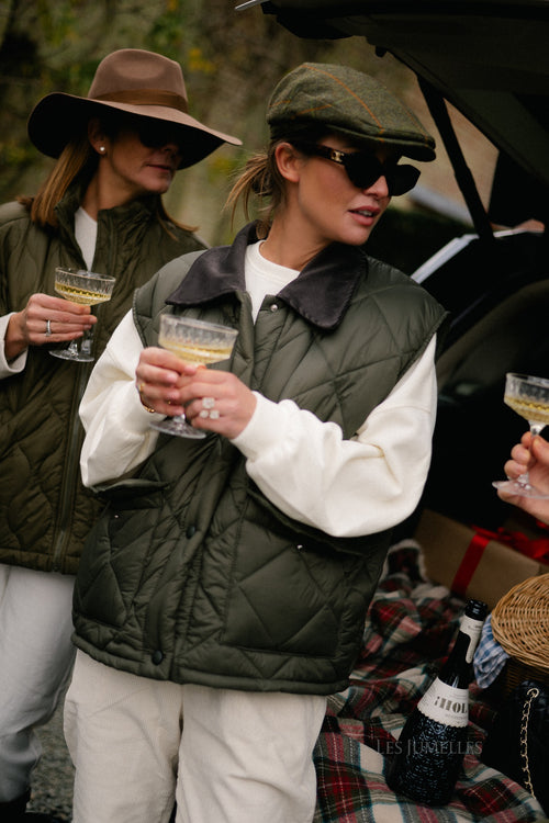 Mabel waistcoat khaki