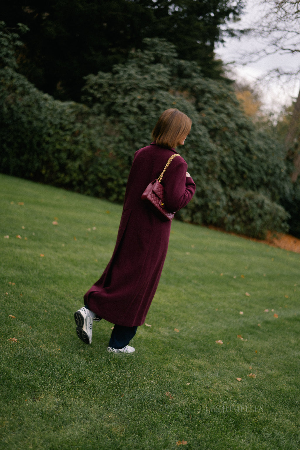 YASRoyla wool blend long coat port royale