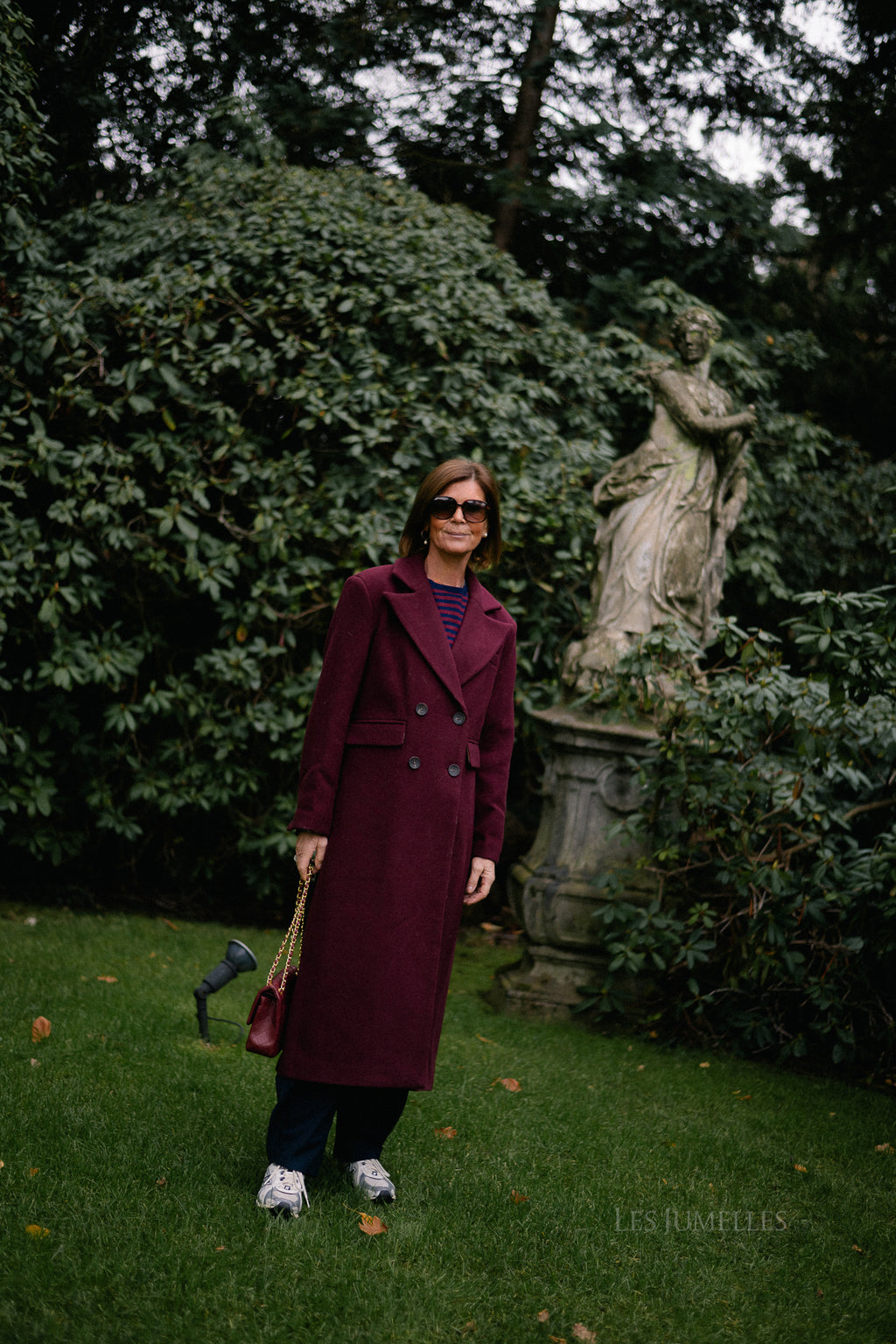 YASRoyla wool blend long coat port royale