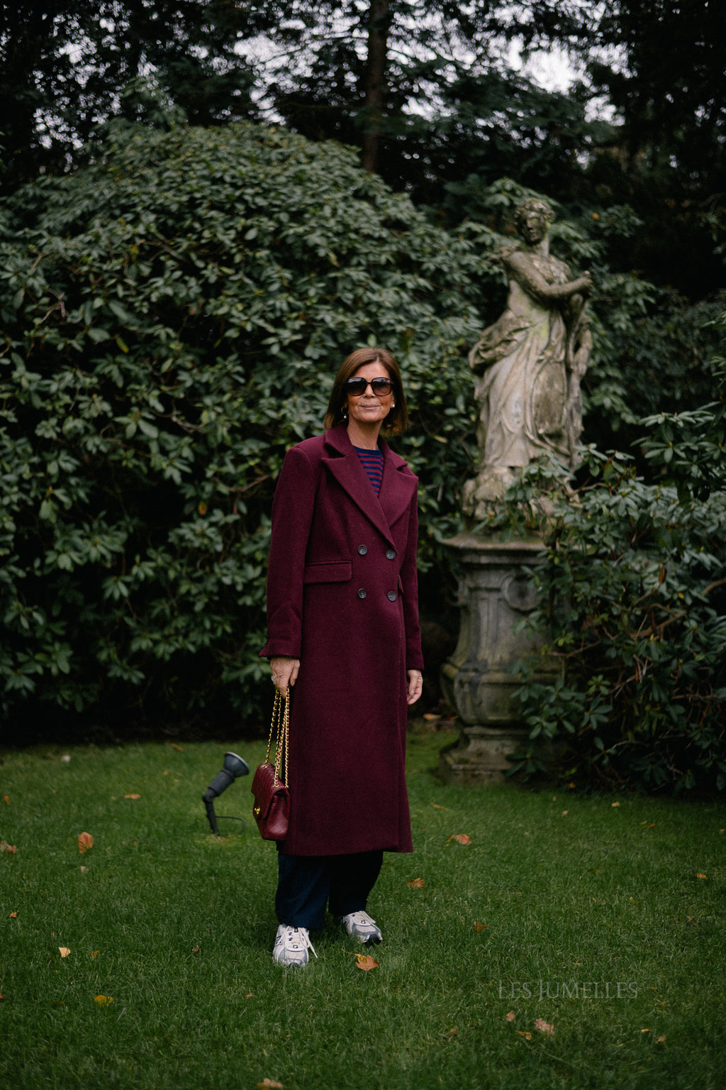 YASRoyla wool blend long coat port royale